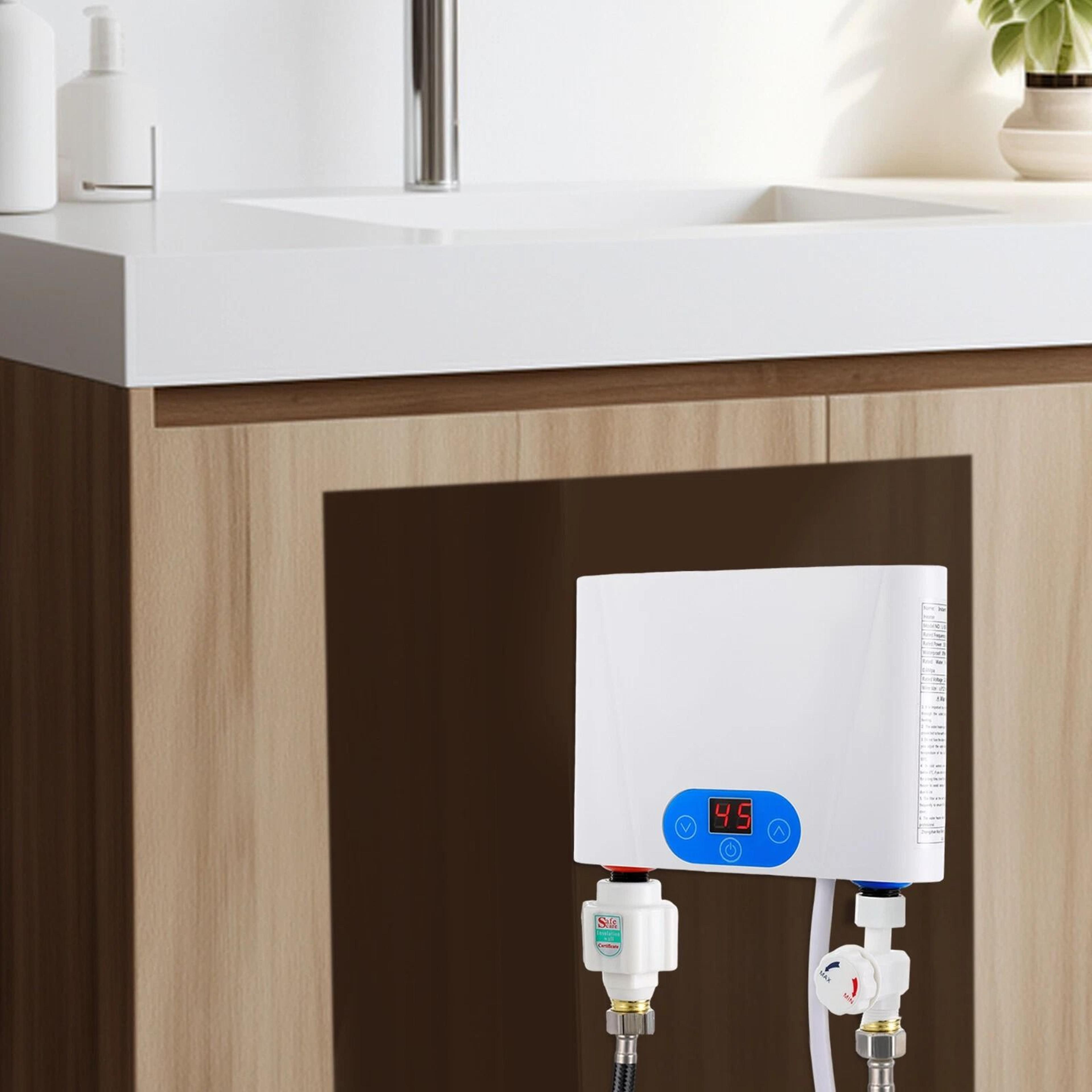 electric tankless water heater under sink instant hot water