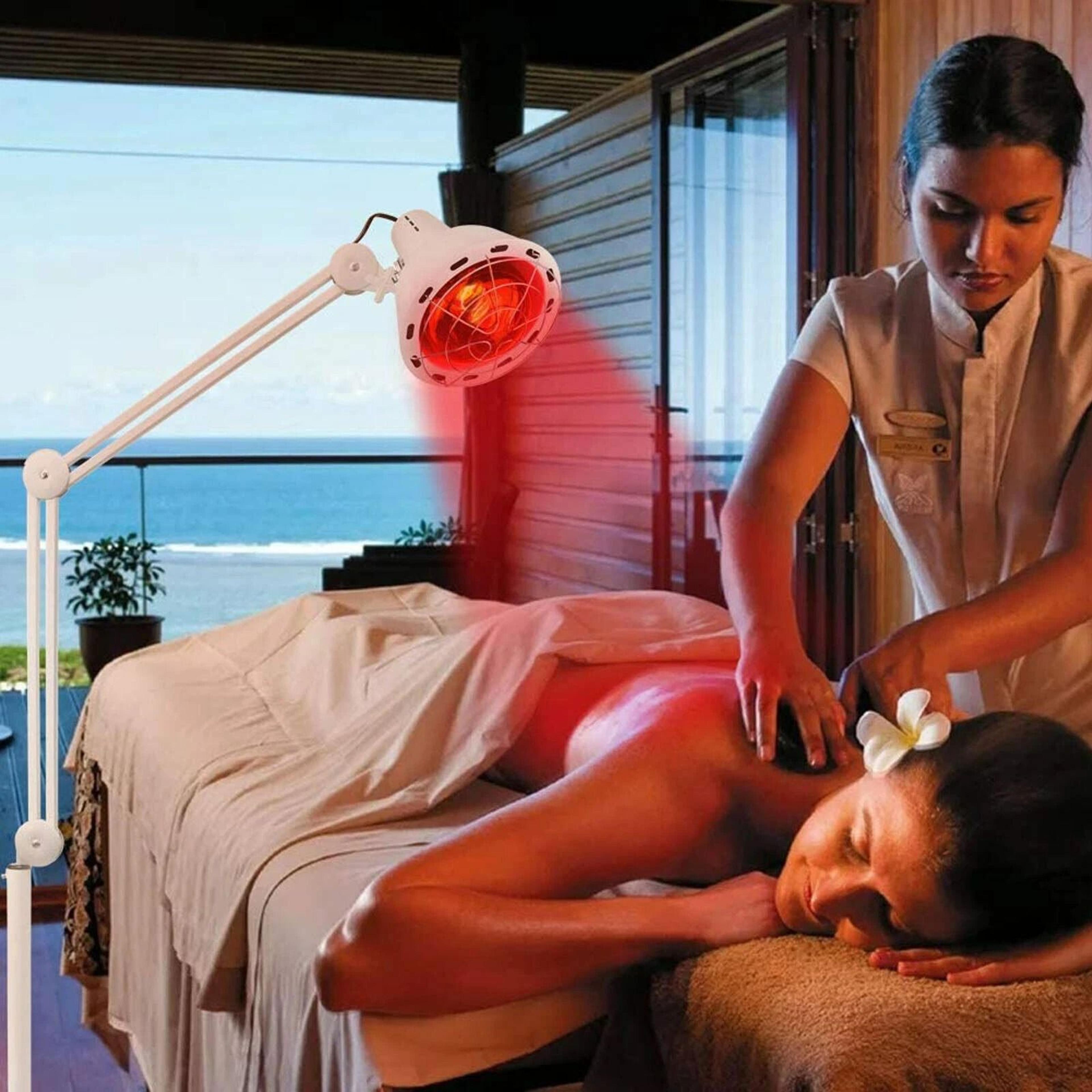 therawarm pro infrared heat lamp pain relief & acupuncture therapy device
