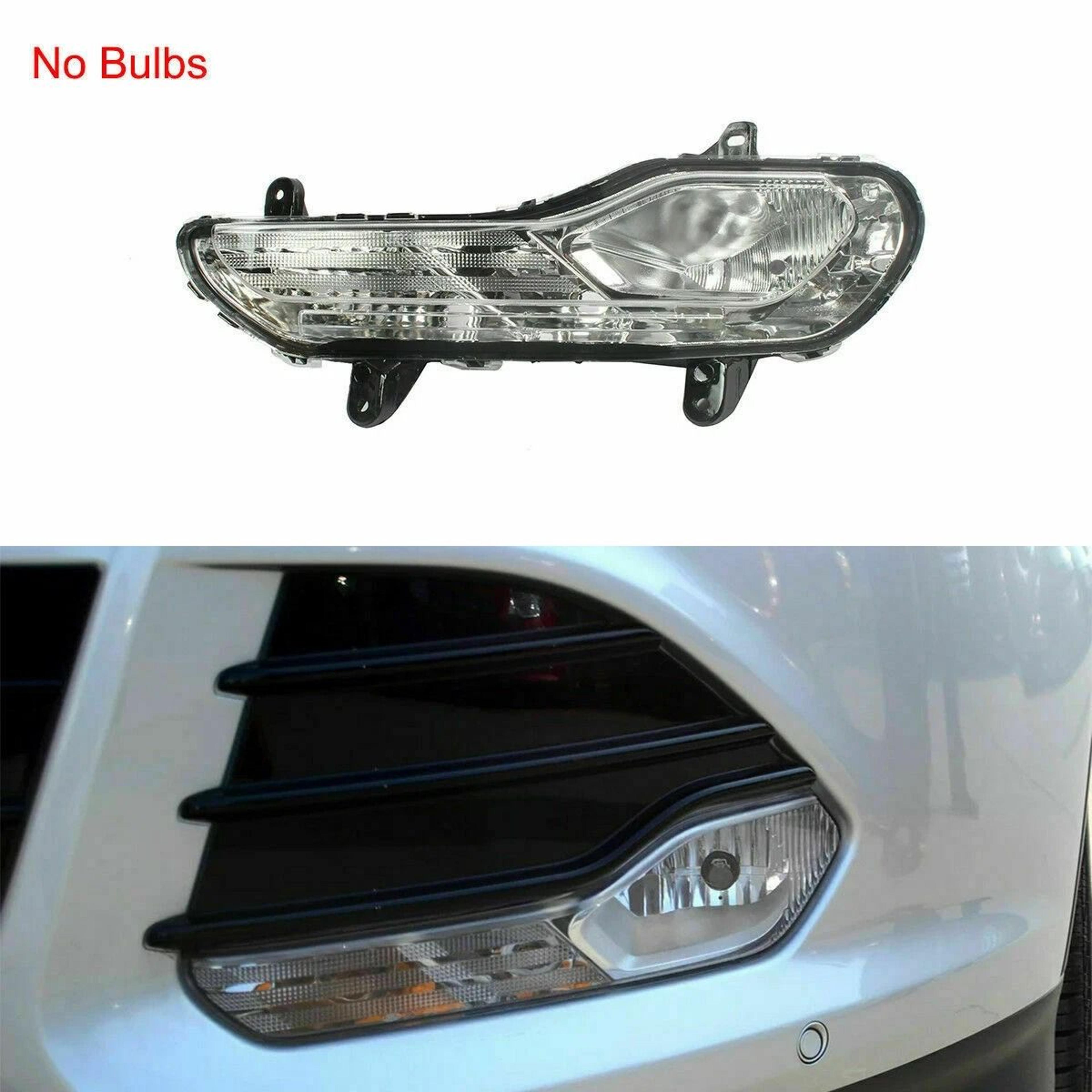 Premium Ford Escape Headlight Assembly  Driver Side Fog Light Front Bumper Replacement 10
