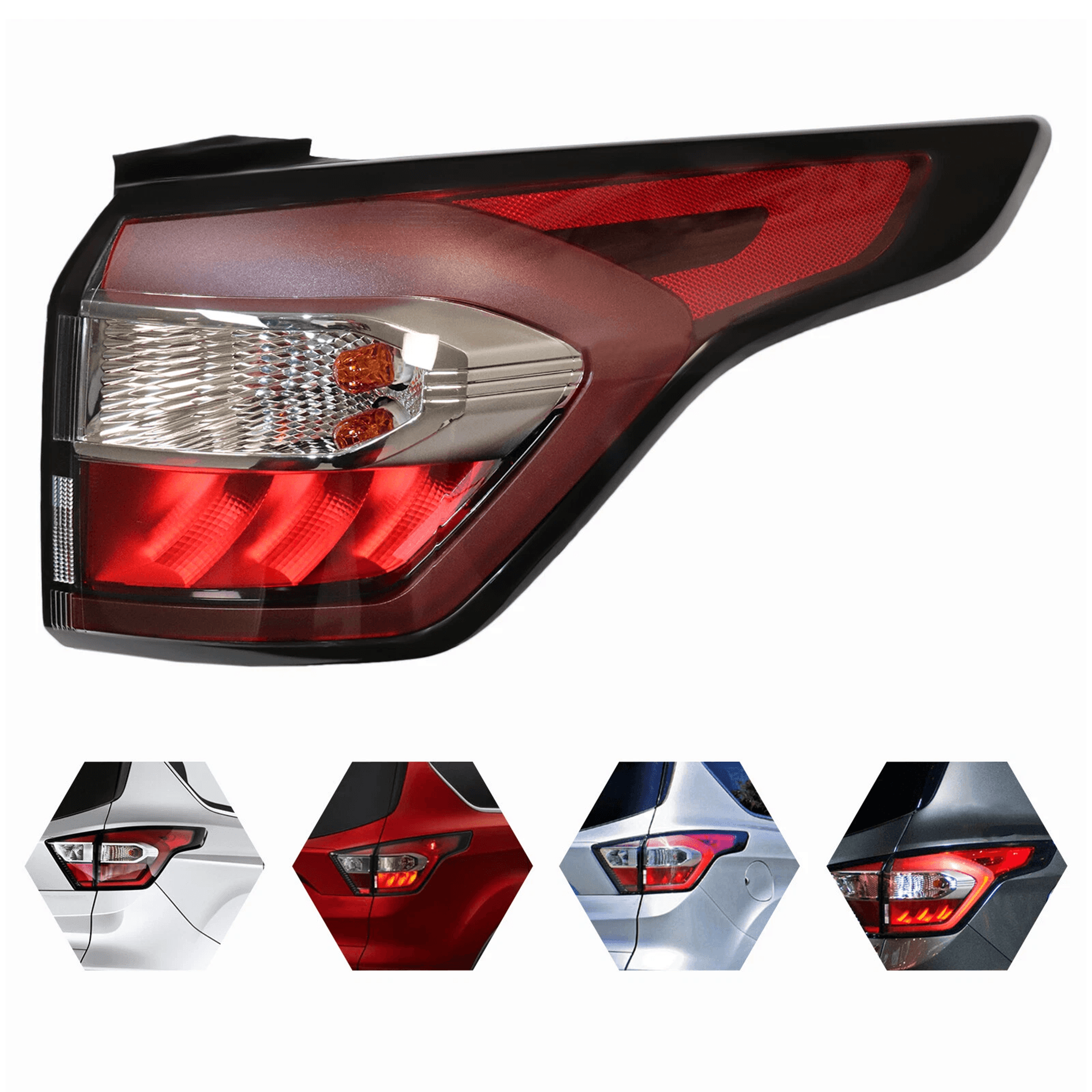 Premium LED Tail Light Right Outer Brake Lamp For Ford Escape 13