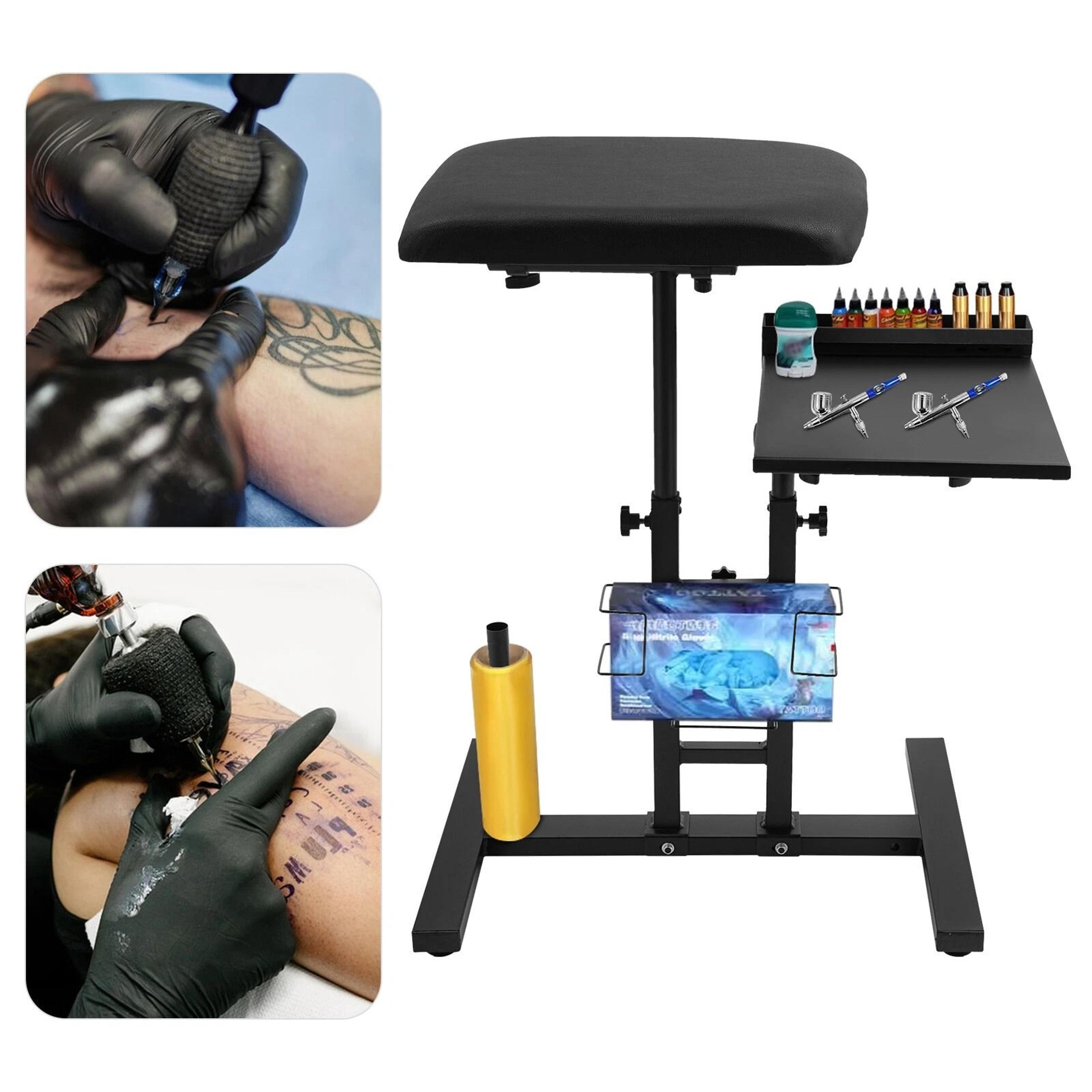 Adjustable Tattoo Arm Rest Stand With Workbench 1