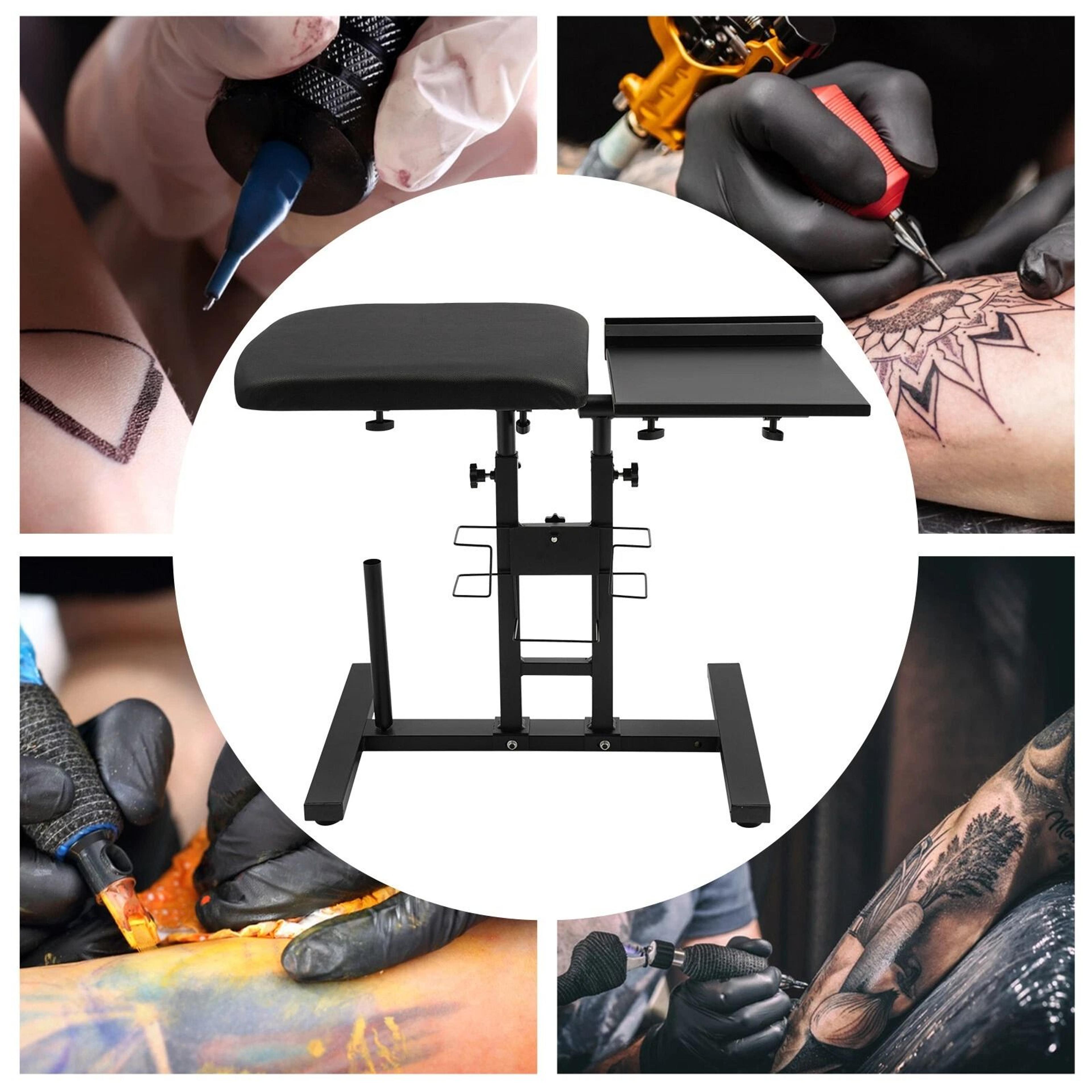 Adjustable Tattoo Arm Rest Stand With Workbench 2