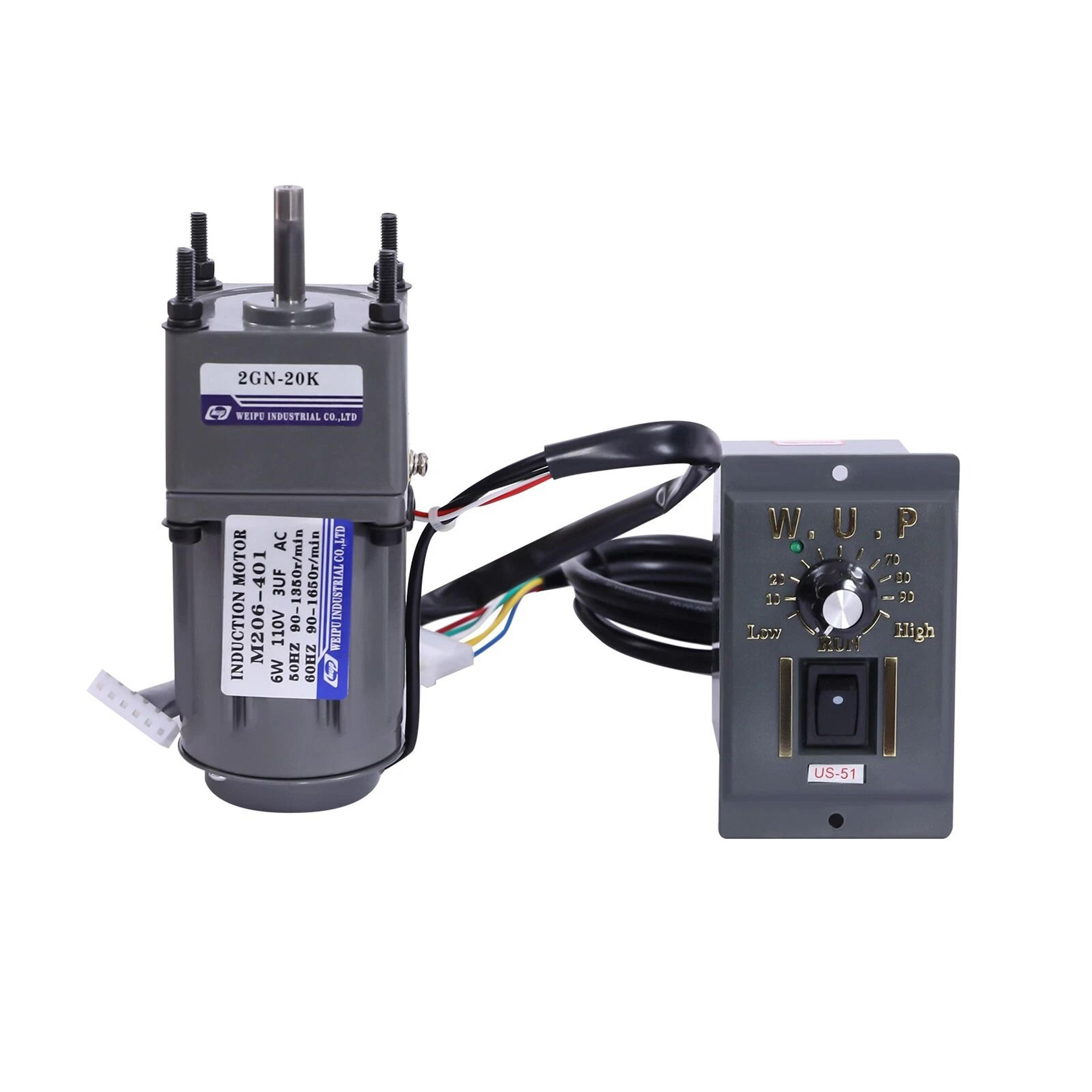 AC Gear Motor With Adjustable Speed Controller  Variable Speed Gear Motor 3