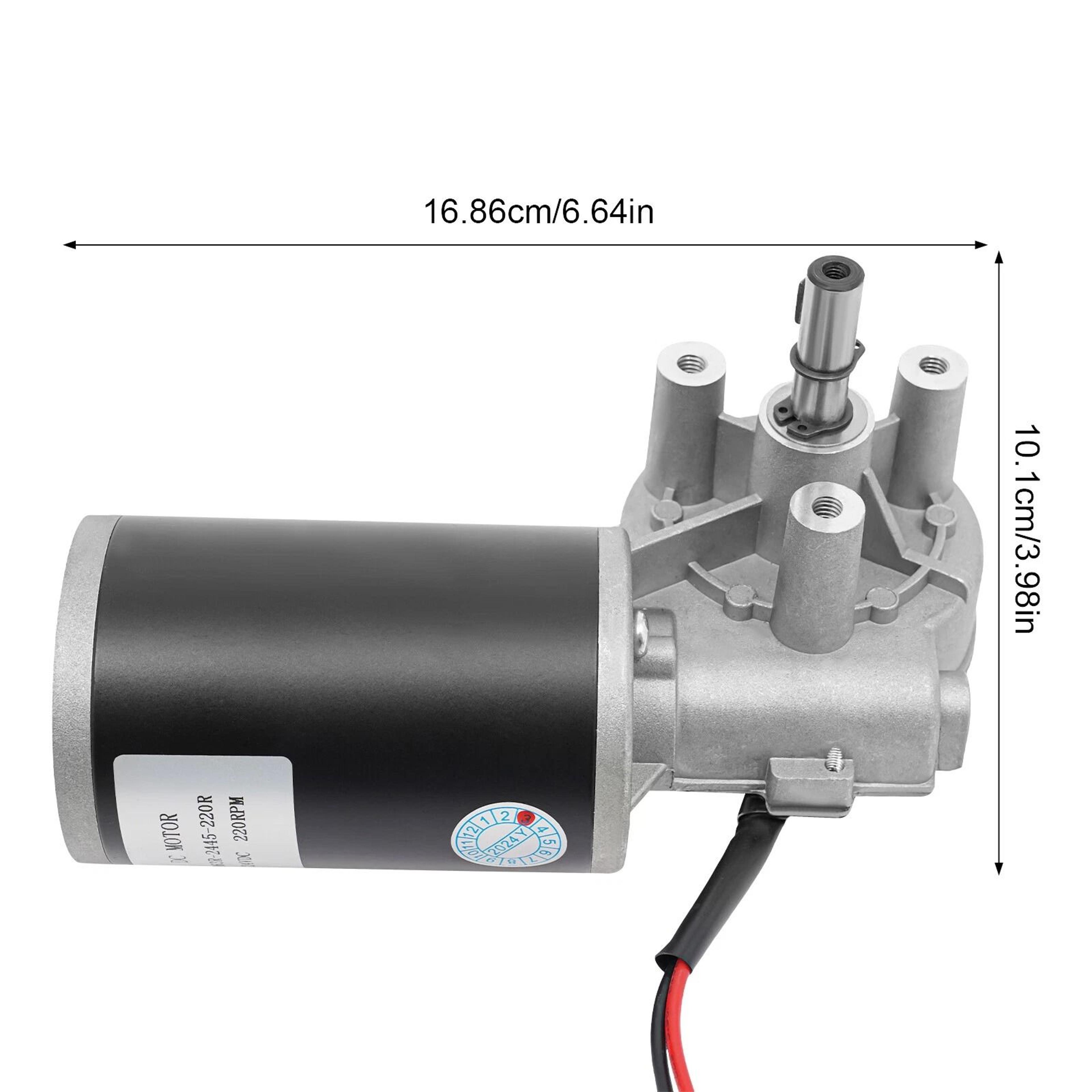 Premium DC Worm Gear Motor Reversible Right Angle High Torque DC Gear Motor 6