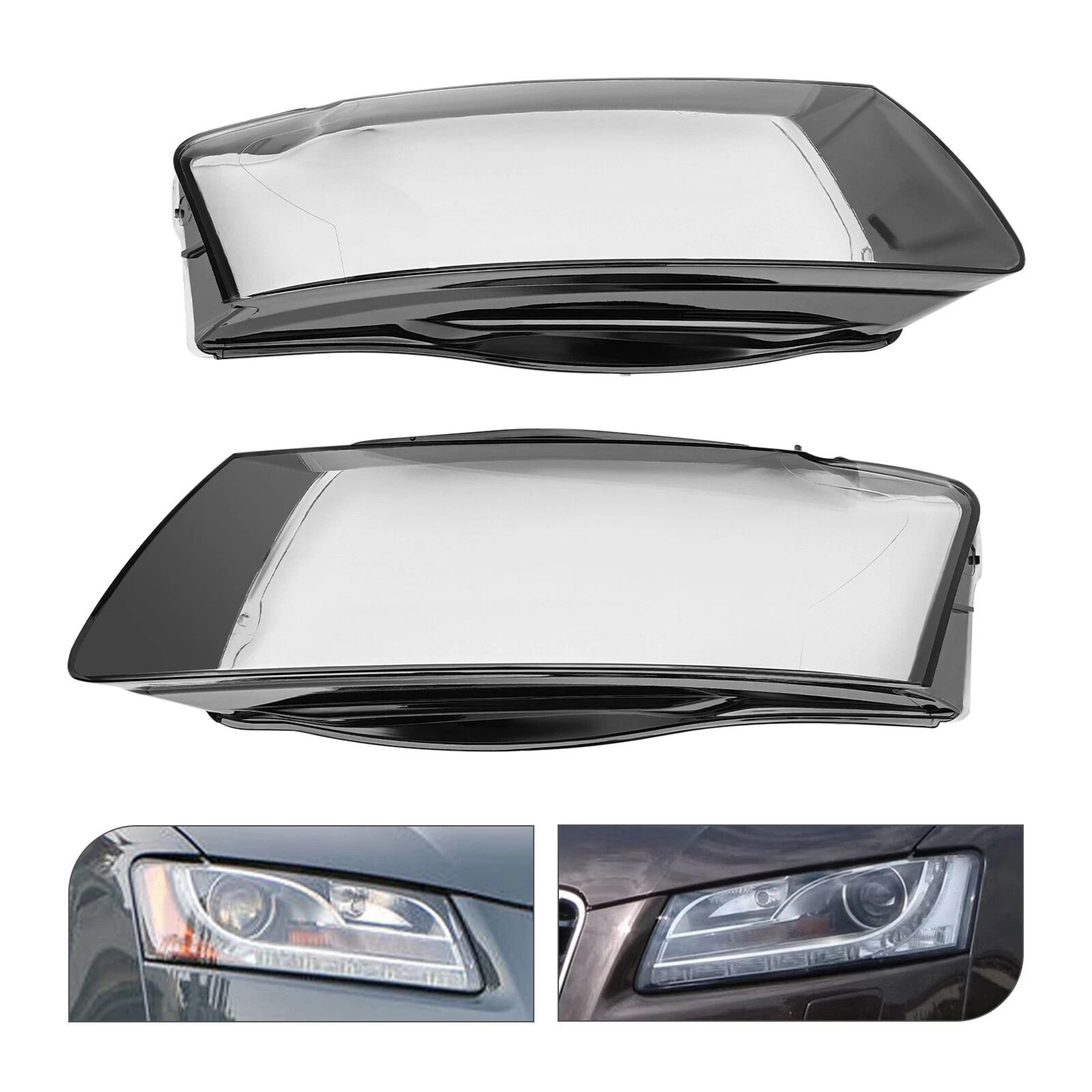 Premium Direct Fit Headlight Lens Covers For Audi A5 S5 RS5 3