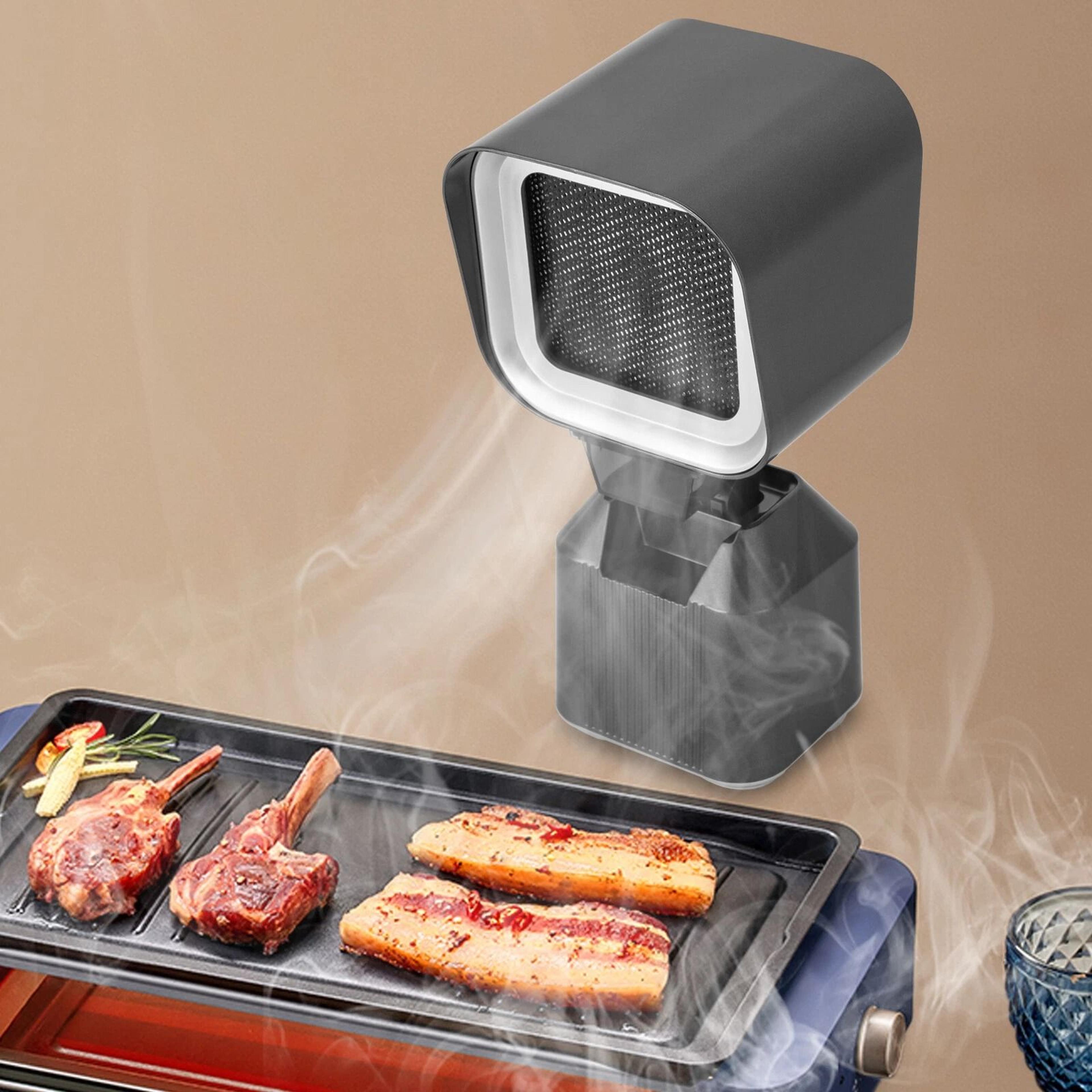 Portable Range Hood Smoke Extractor Desktop Exhaust Fan With 2 Speed  Oil Cup 14