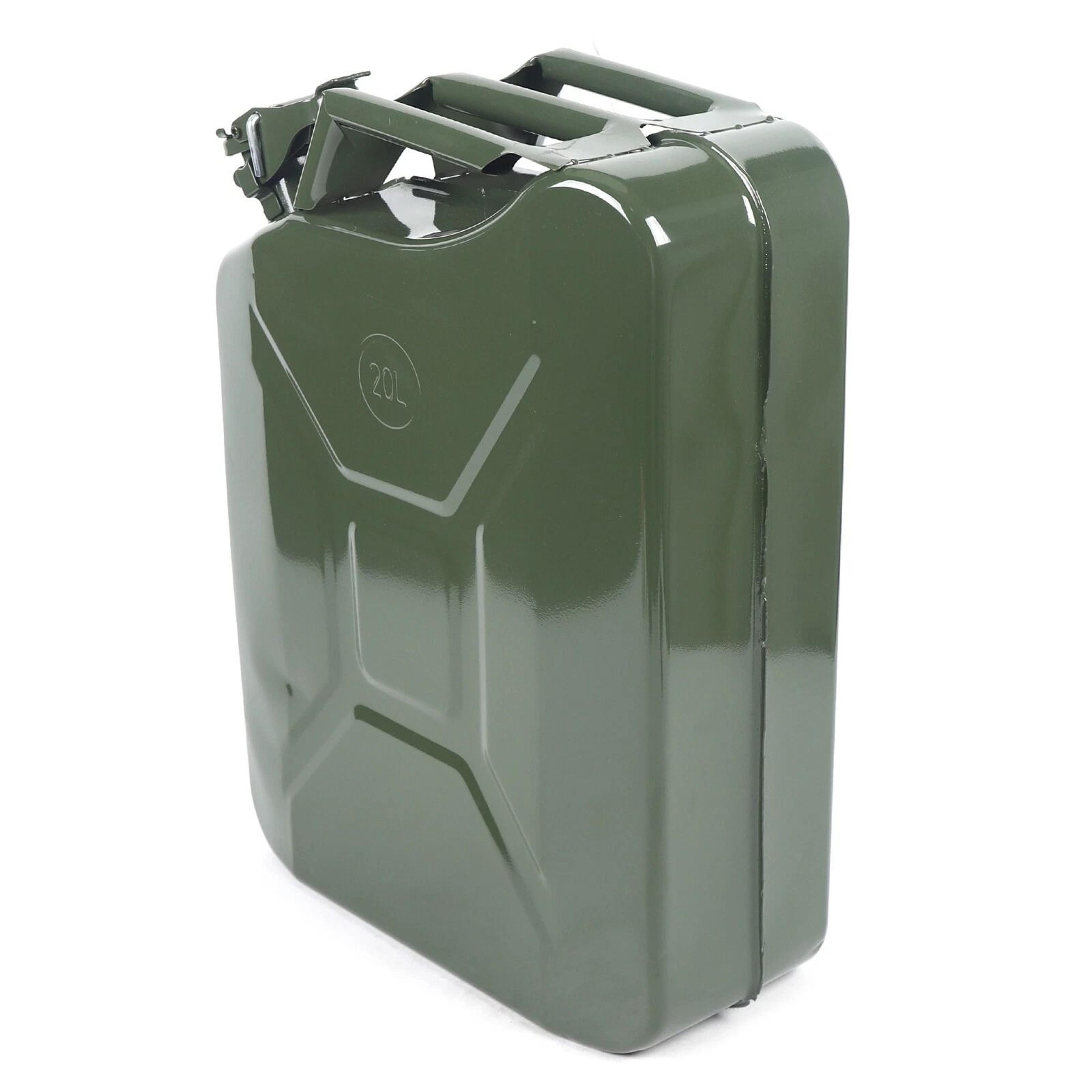 Heavy Duty 5 Gallon Military Style Jerry Can Fuel Storage Container Steel Gasoline Container 2