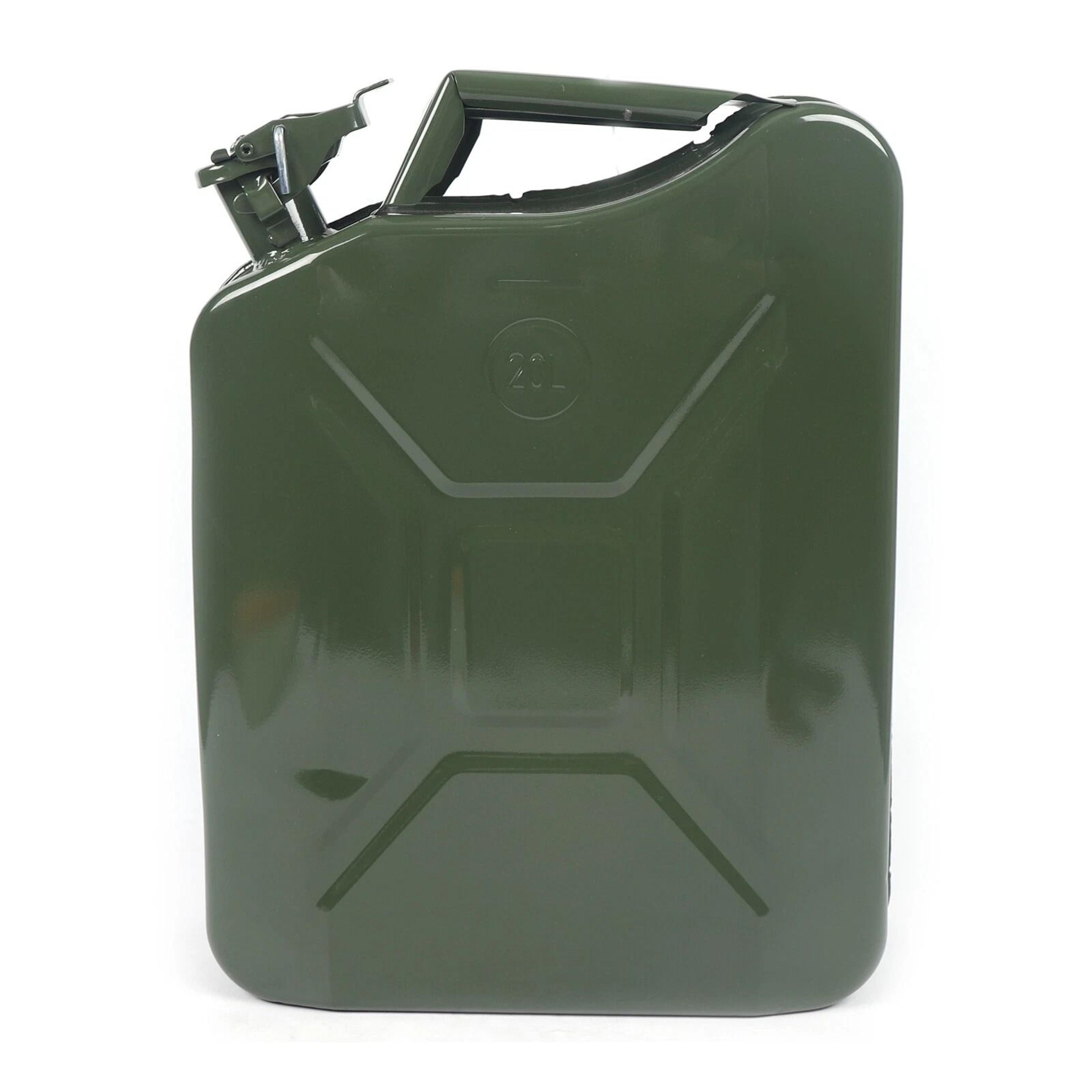 heavy duty 5 gallon military style jerry can fuel storage container steel gasoline container