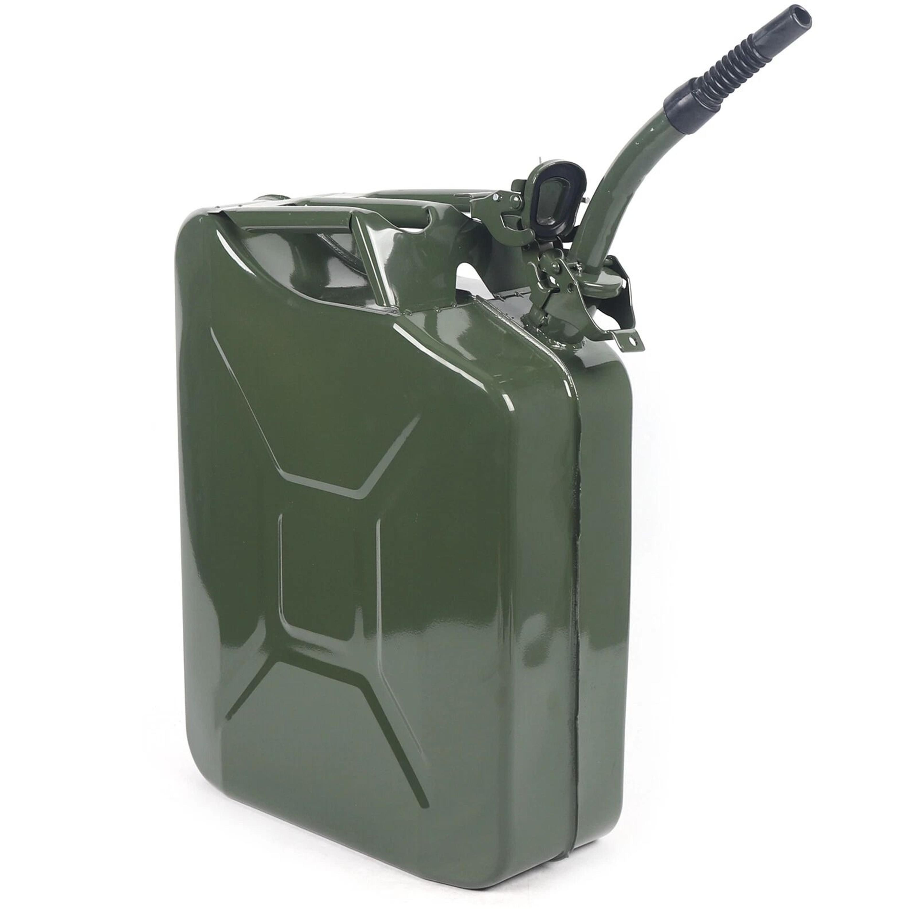 Heavy Duty 5 Gallon Military Style Jerry Can Fuel Storage Container Steel Gasoline Container 4