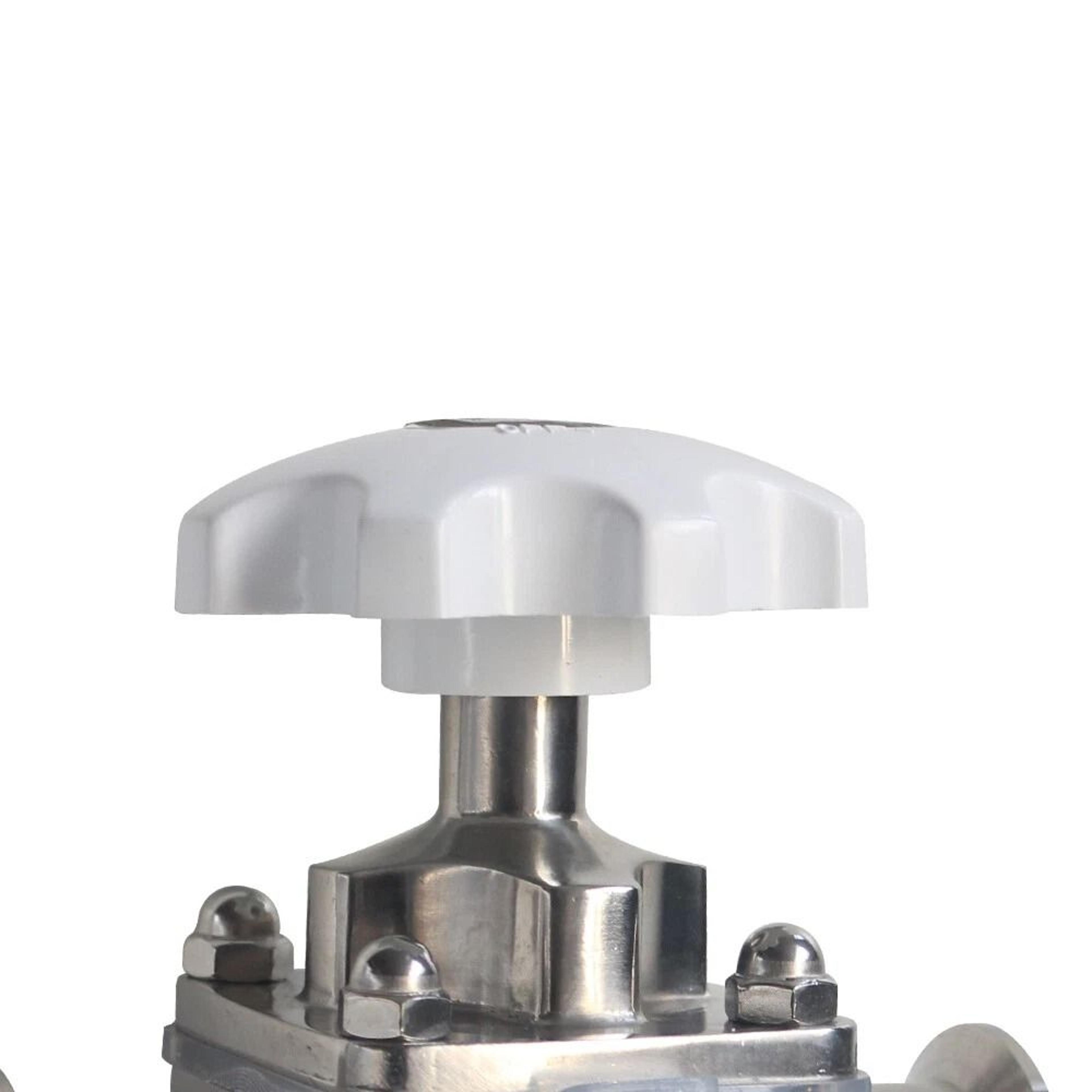 Tri Clamp Stainless Steel Sanitary Diaphragm Valve For Water Oil Flow Control 1