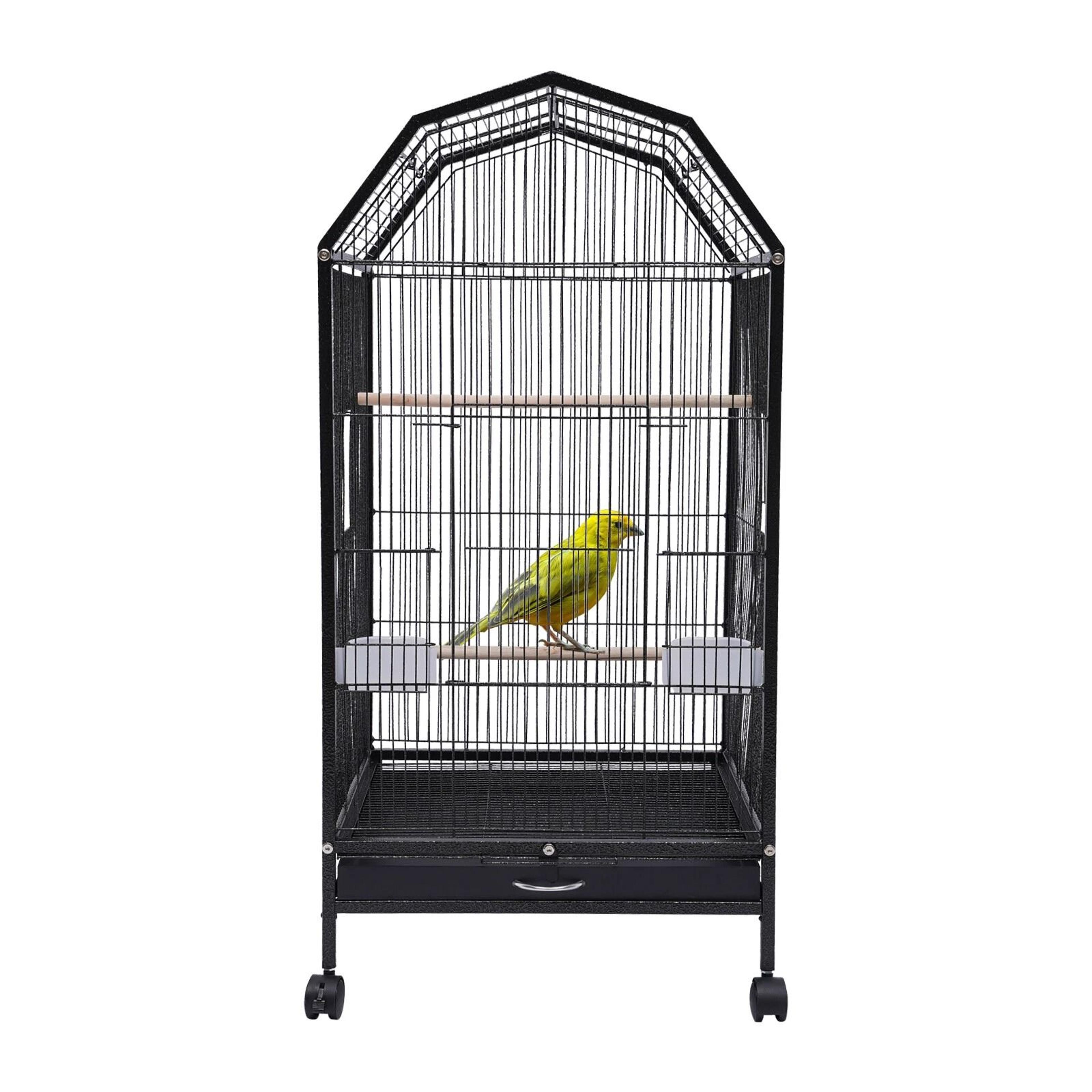 Large Bird Cage With Stand For Cockatiels Parakeets Finches 11