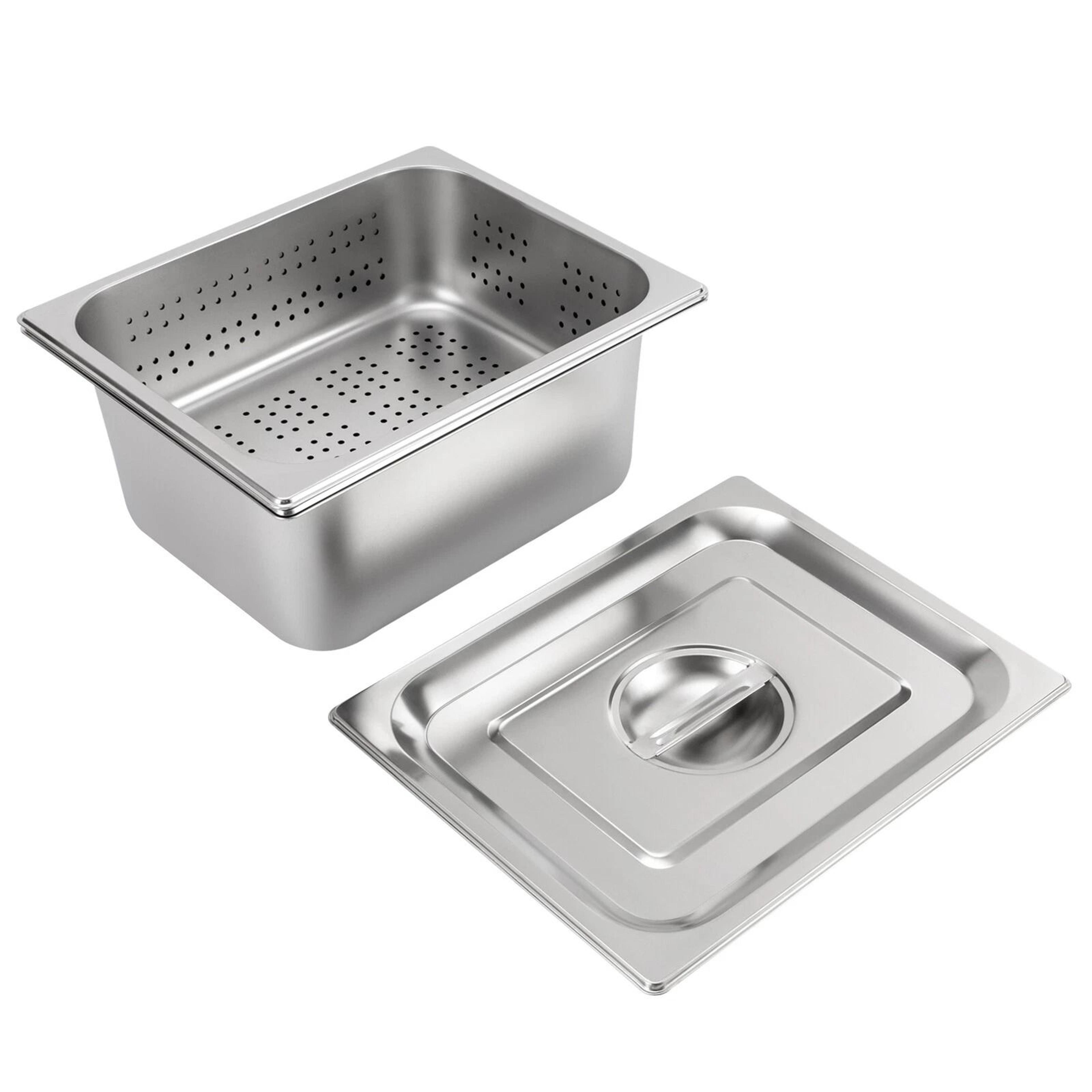 Stainless Steel Perforated Steam Table Hotel Pans 9