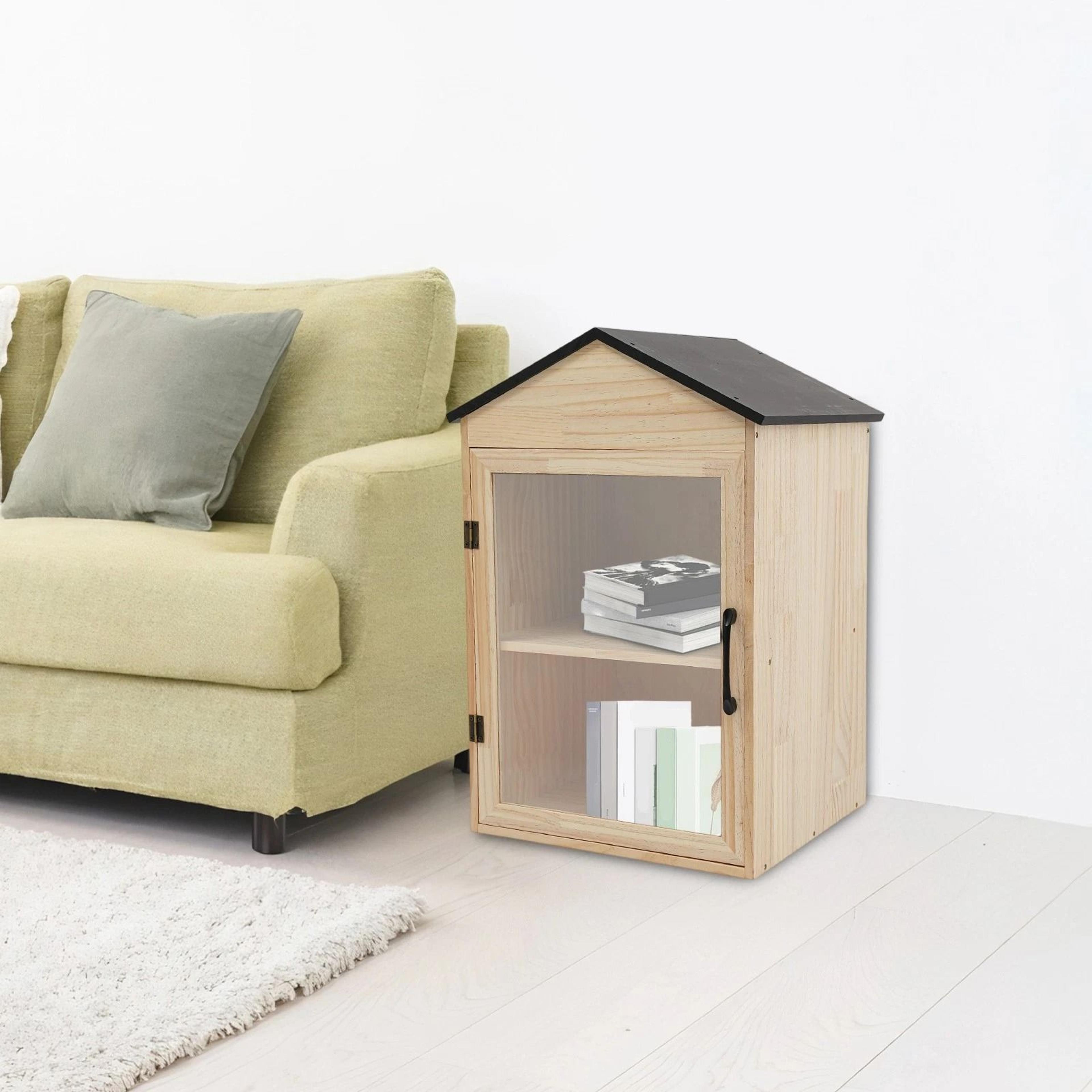 Outdoor Library Box Wooden Book Exchange Cabinet For Neighborhood Sharing 2