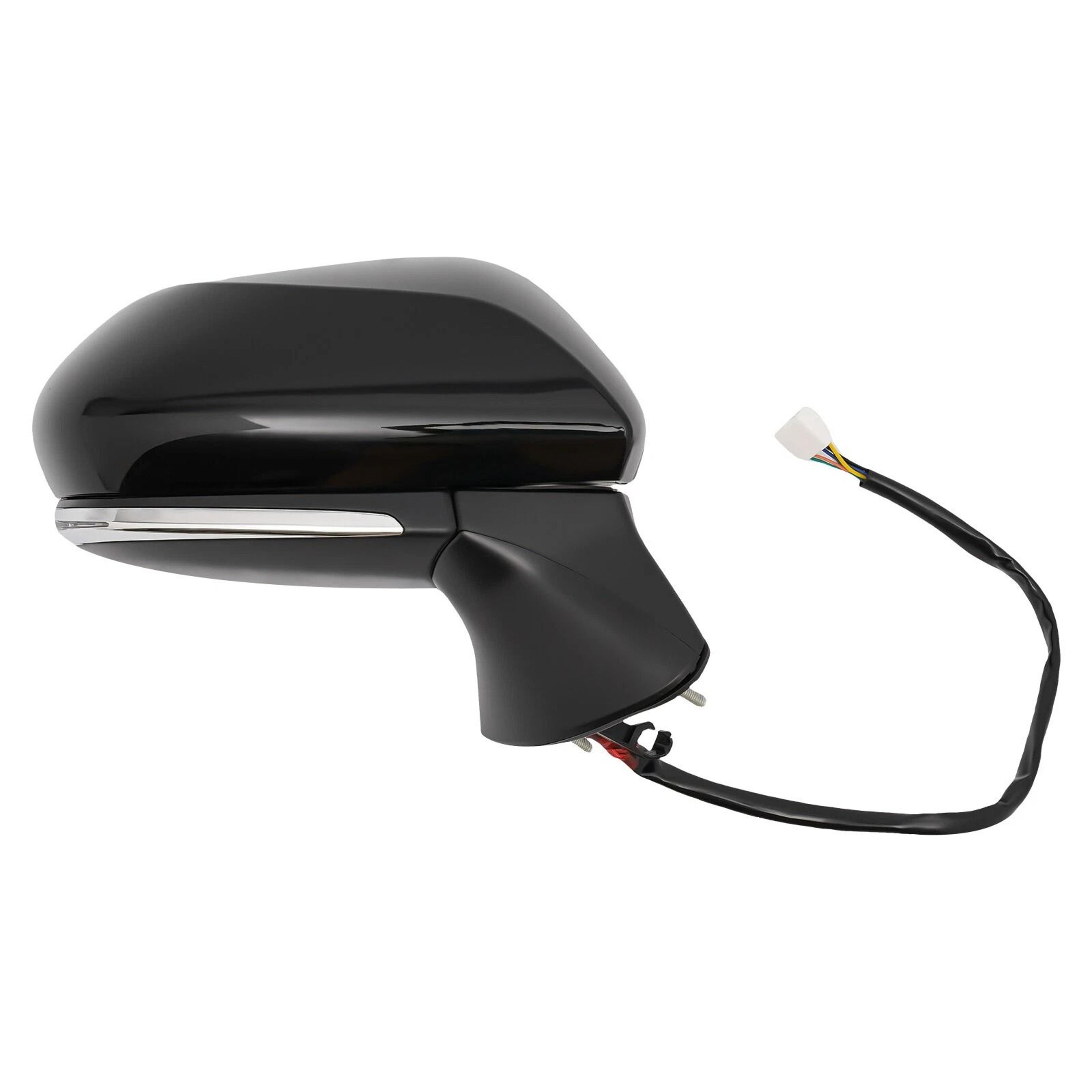 Toyota Camry Passenger Side Mirror Assembly Black Power Heated BSM 2
