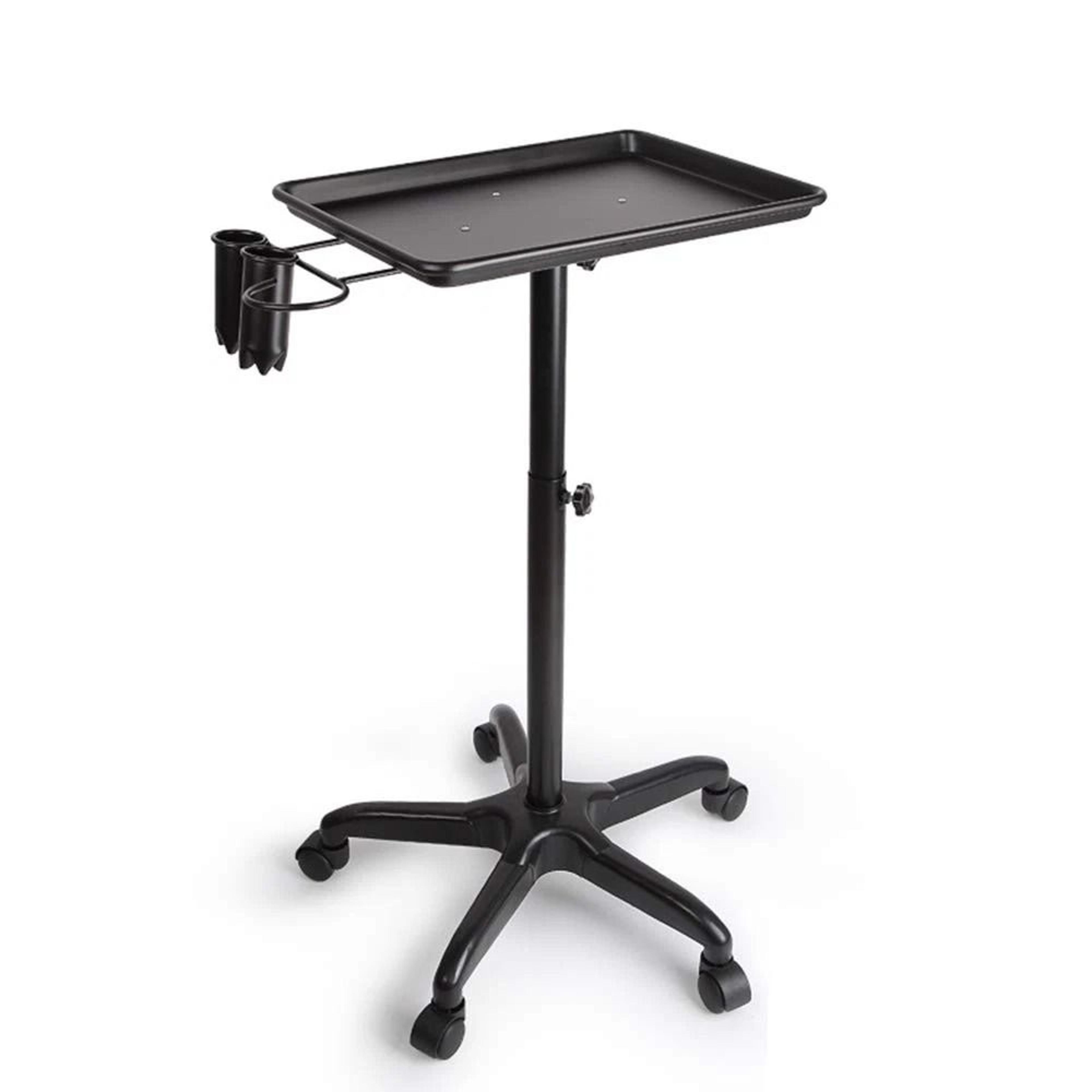 adjustable salon tray rolling trolley cart for beauty dental spa storage
