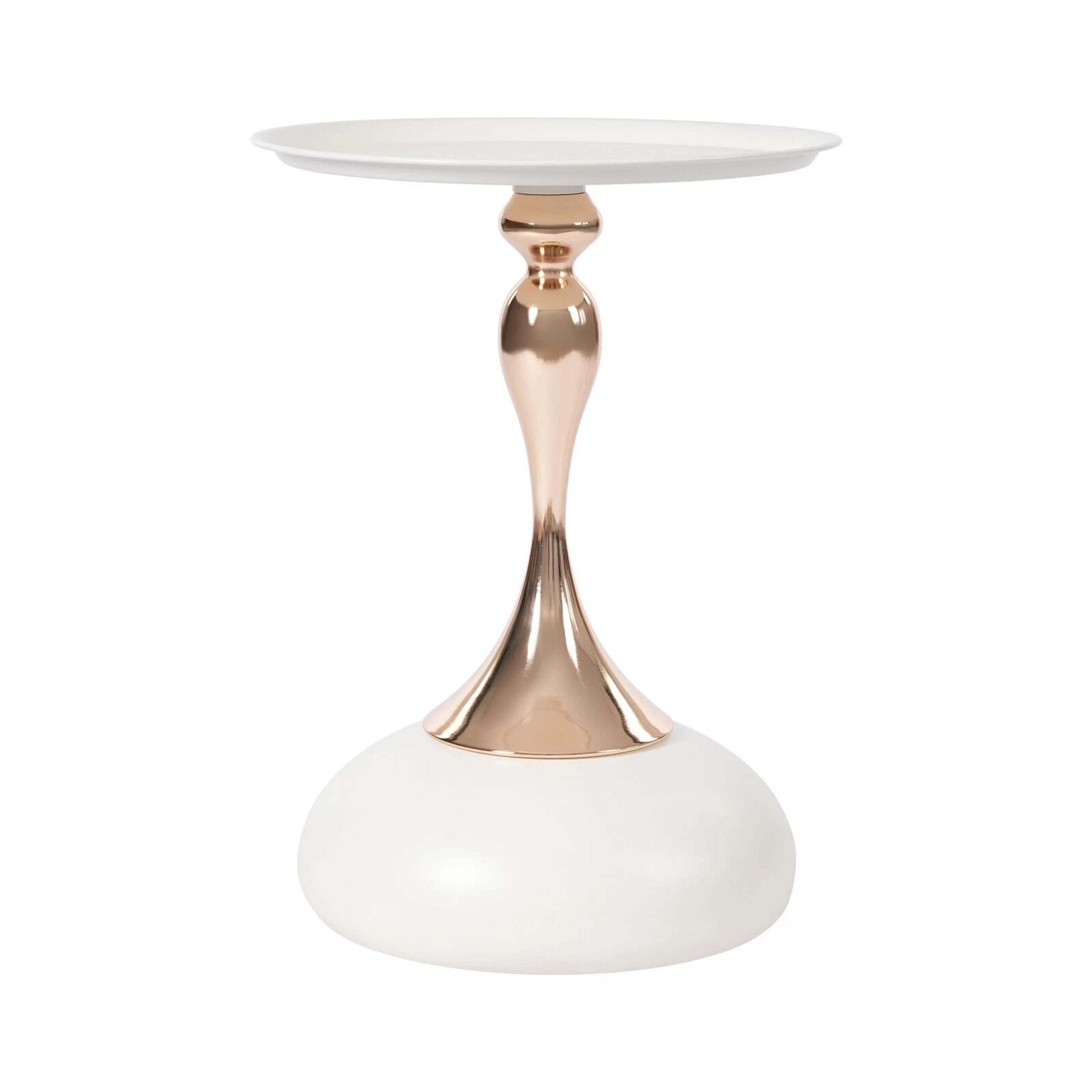 Modern Small Round Metal Side Table For Living Room Bedroom 4