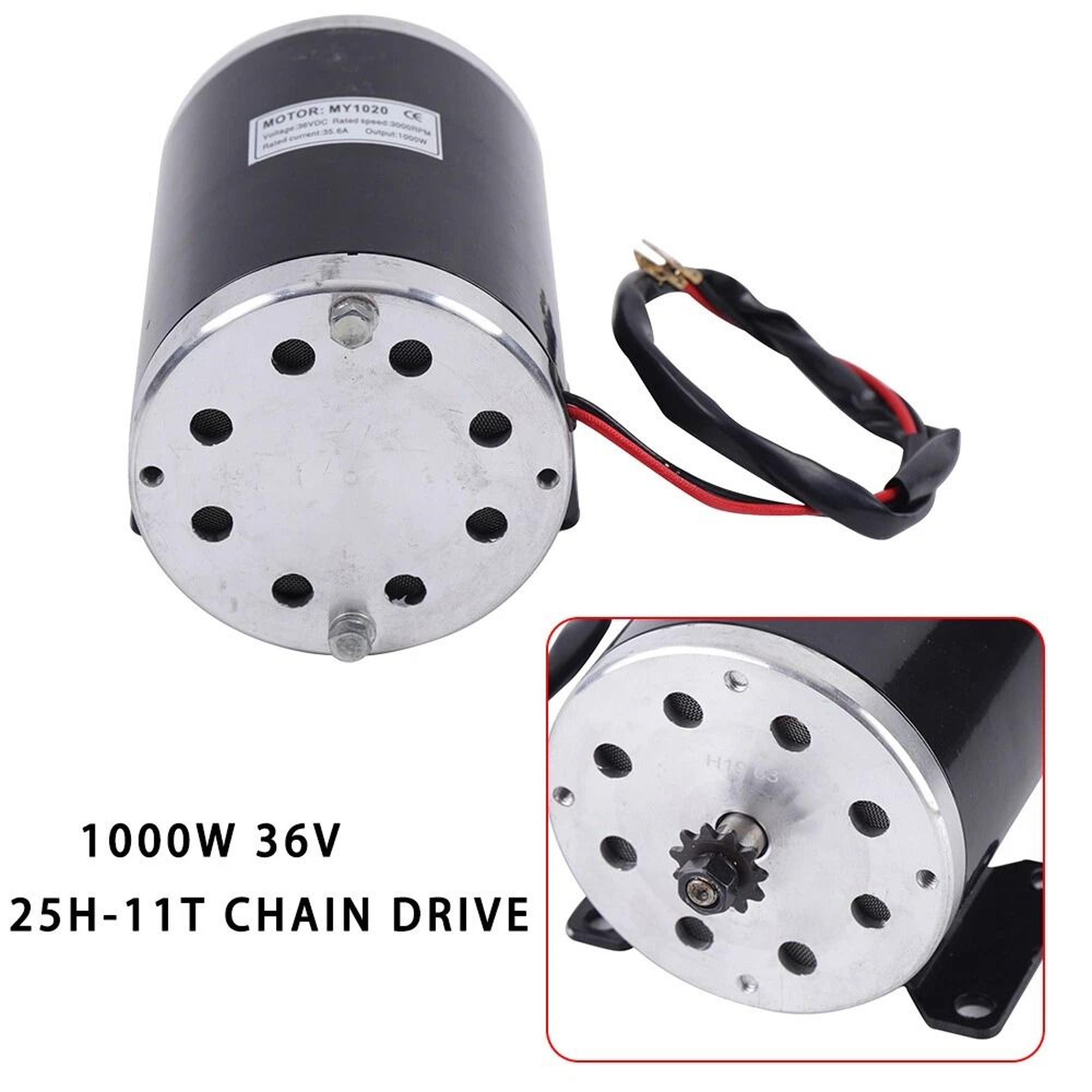 Brushed DC Motor For Go Kart E Bike Scooter RPM 9