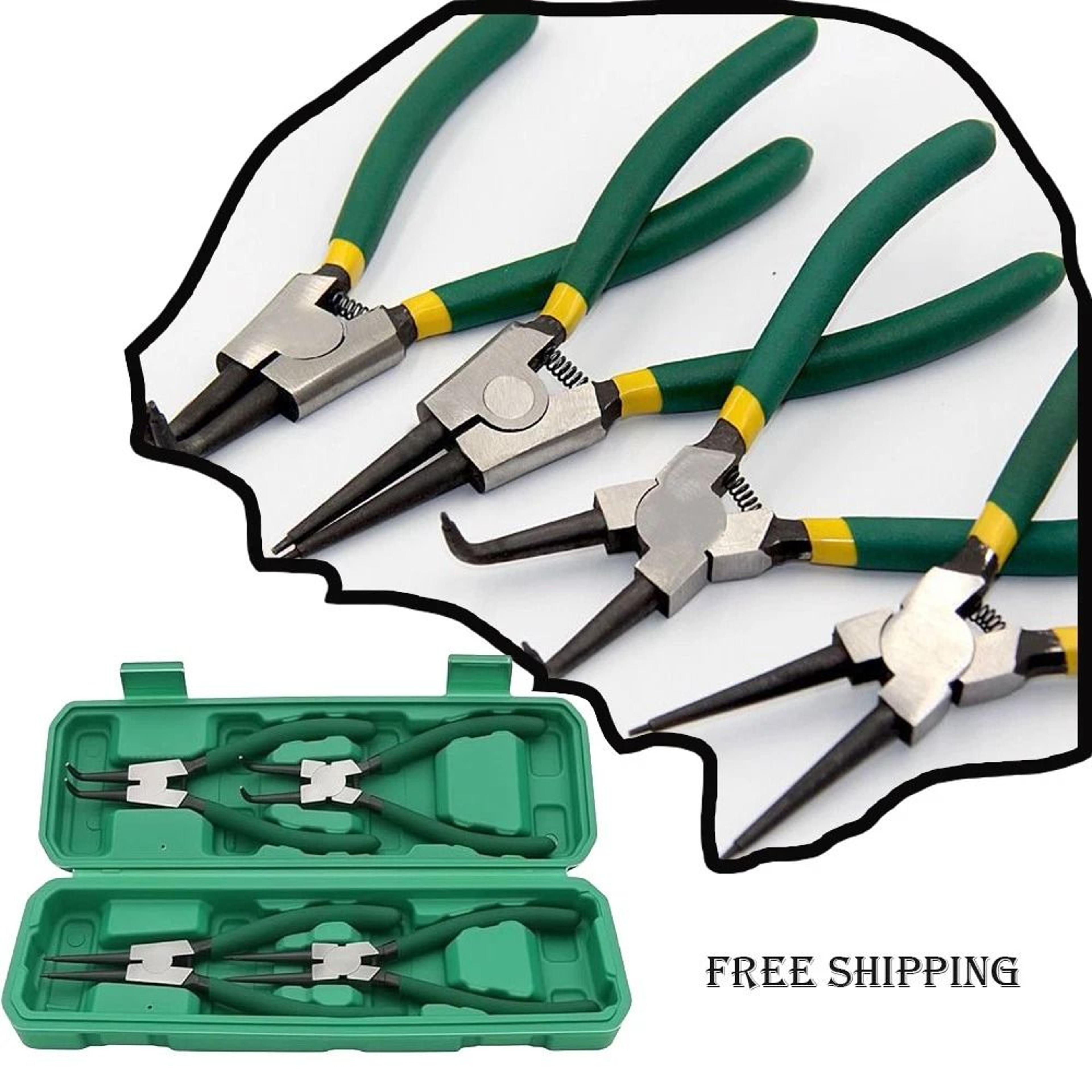 Snap Ring Pliers Set Internal External Circlip Pliers Kit 7