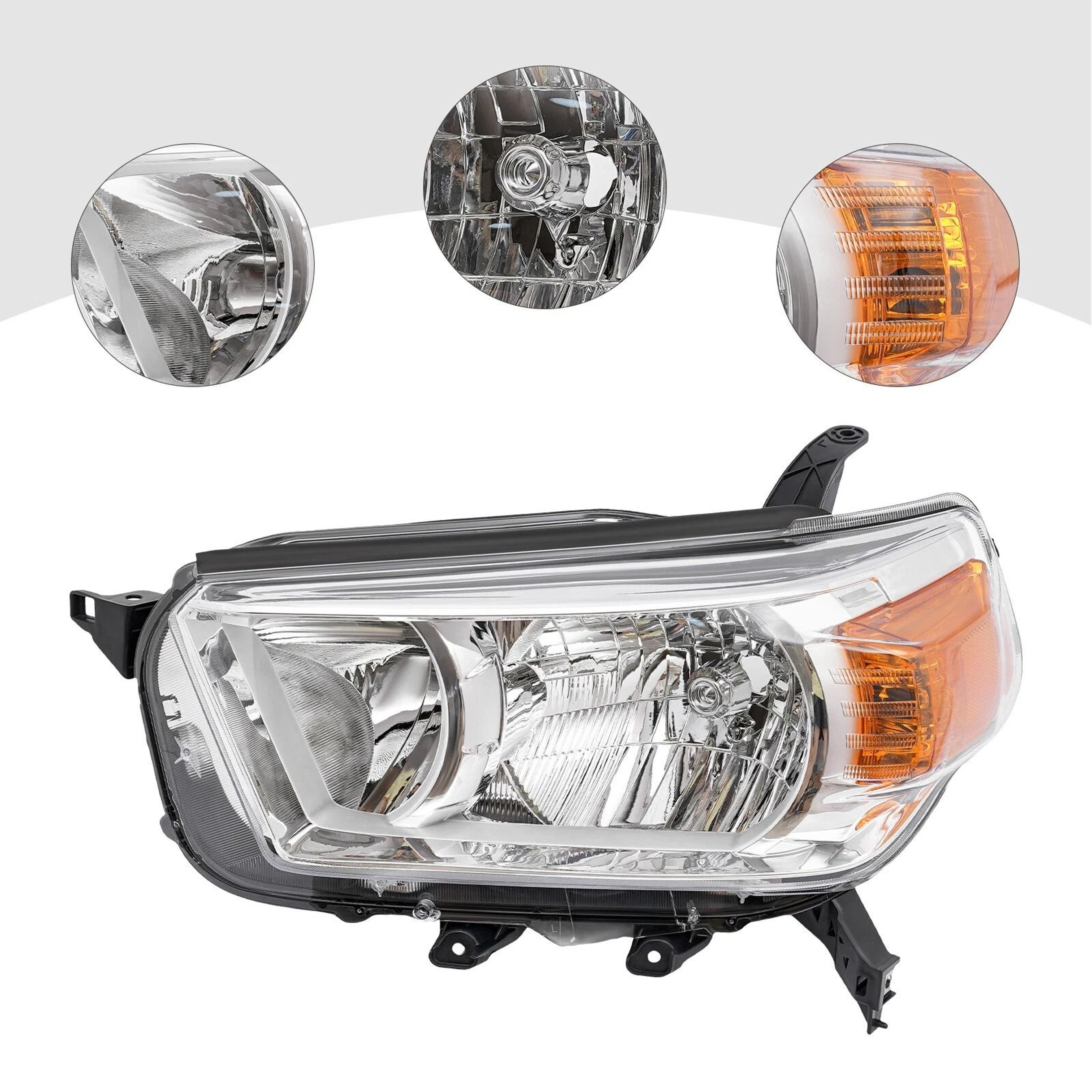 toyota 4runner headlamp left halogen headlight assembly driver side