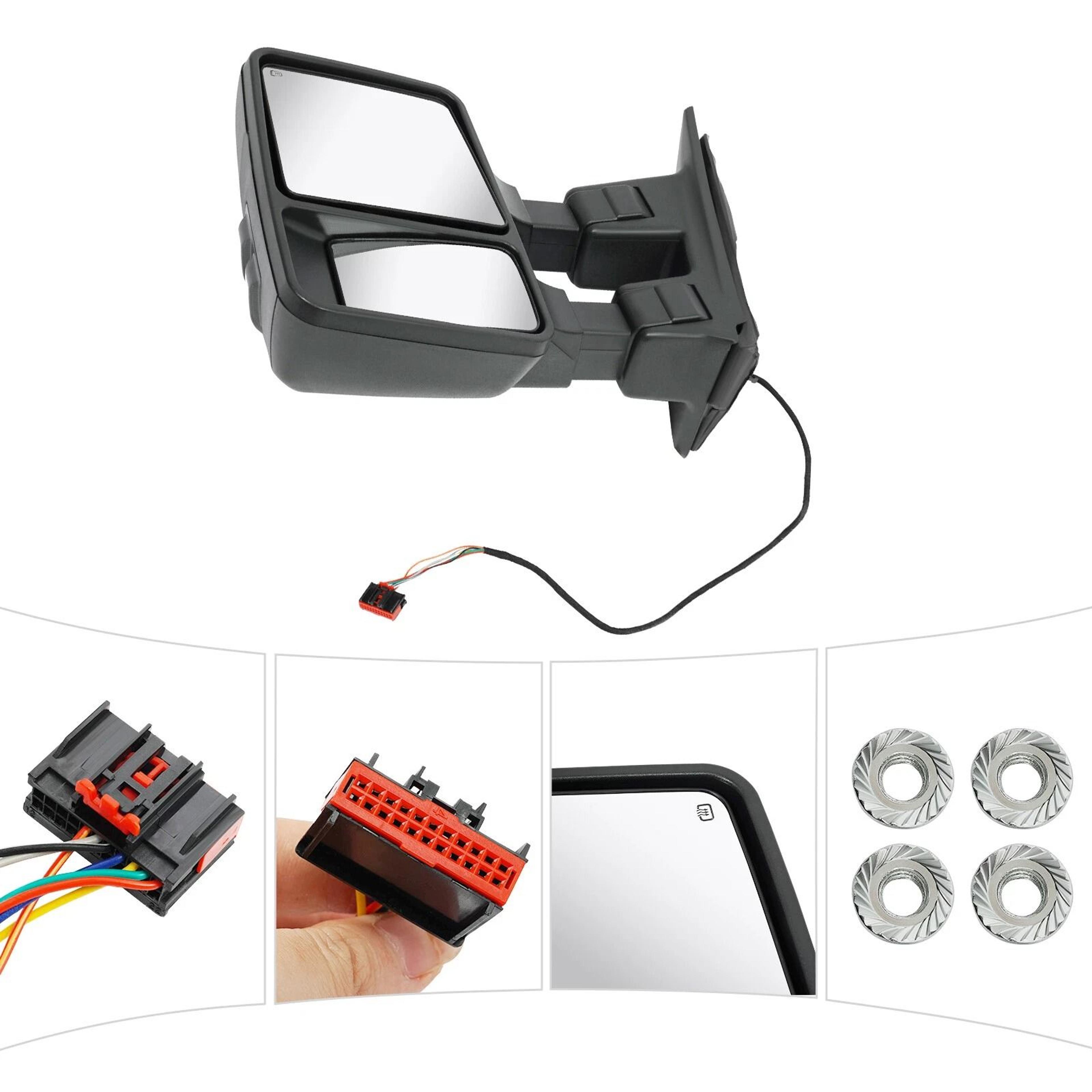 left heated driver side mirror for ford super duty