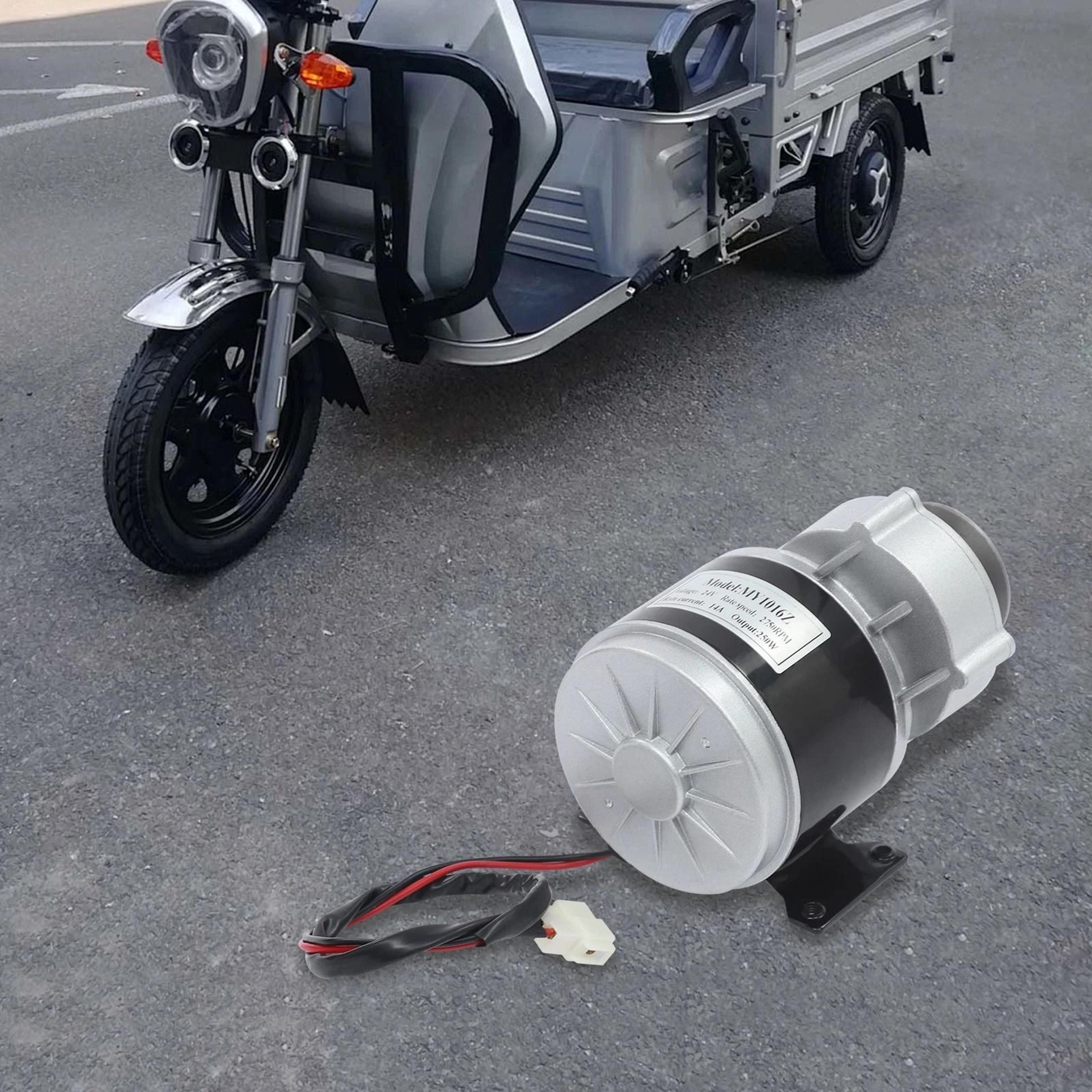 gear reduction motor with belt pulley for e bikes and diy projects