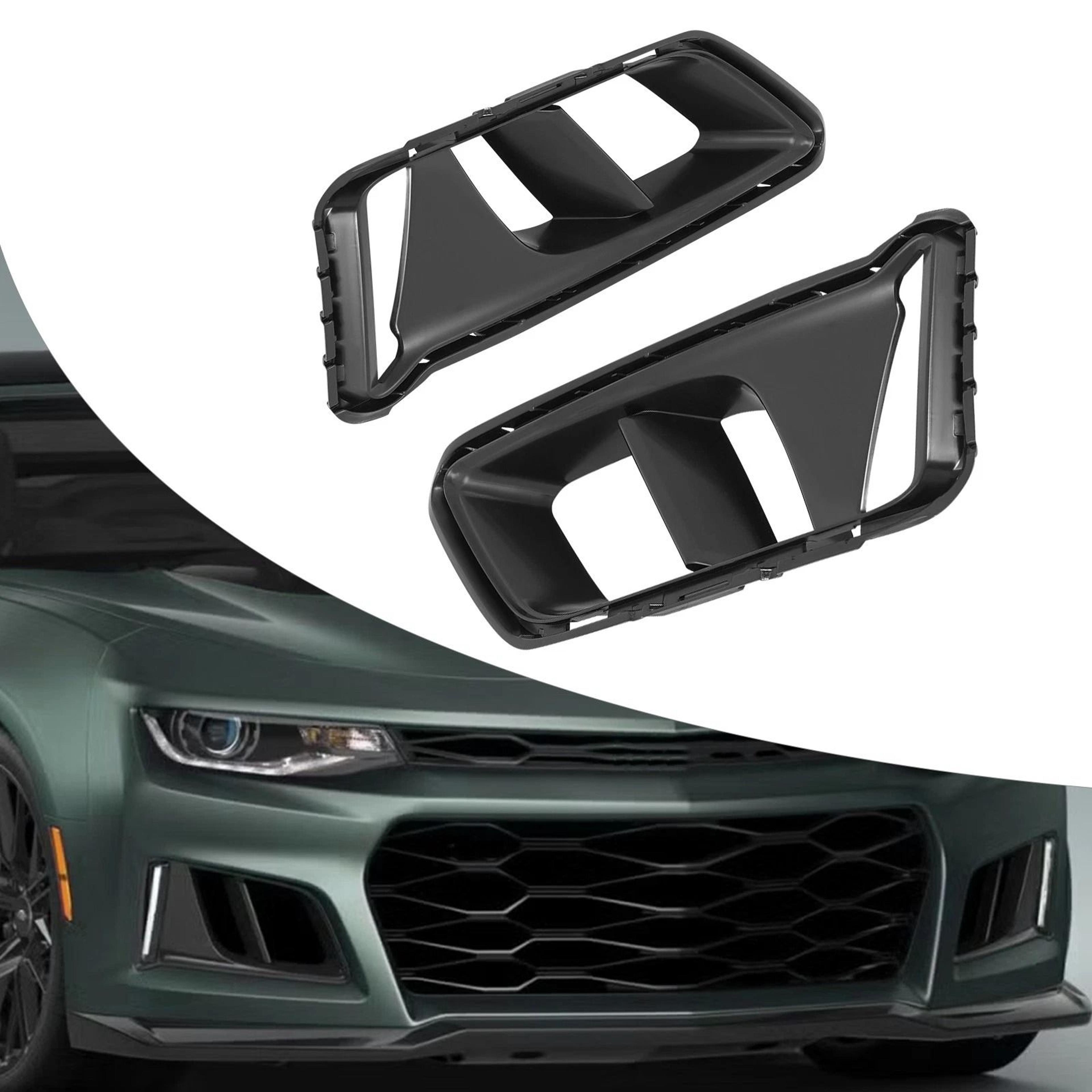 camaro fog light covers for ampp zl1 bumper conversion