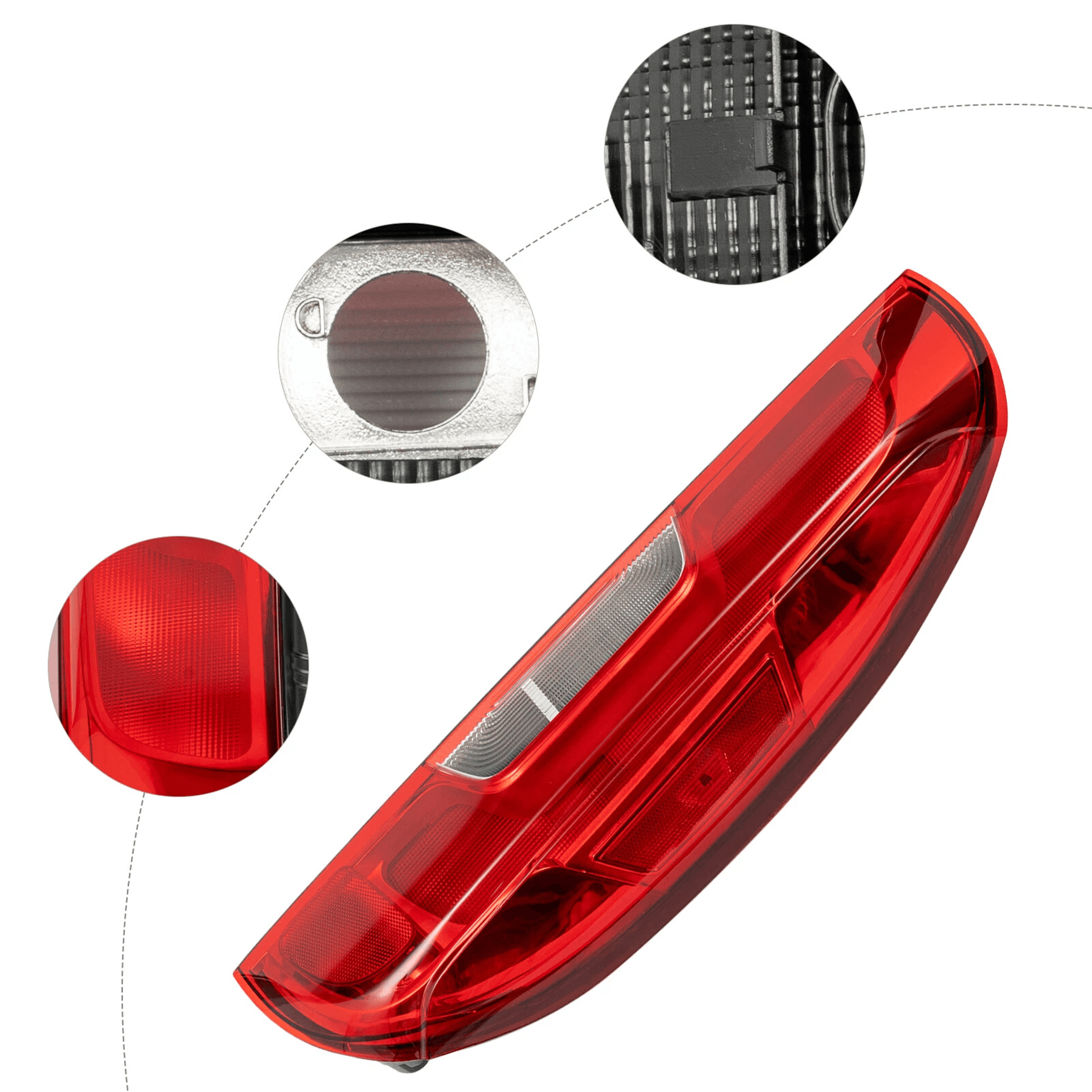 Ram City Tail Light Passenger Side Right Rear Lamp 2