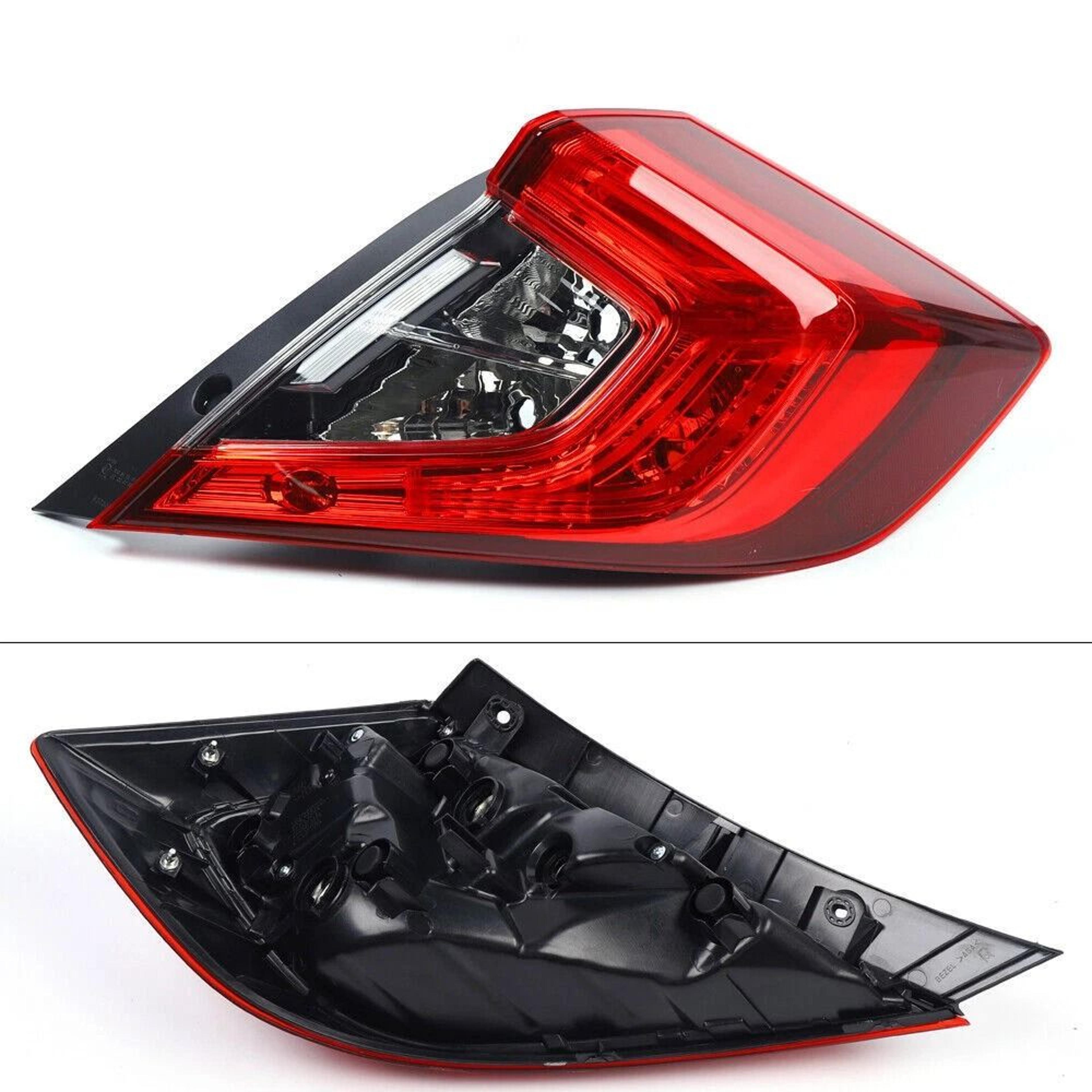 Premium Honda Civic Sedan Right Passenger Tail Light Assembly Direct Fit Replacement 8
