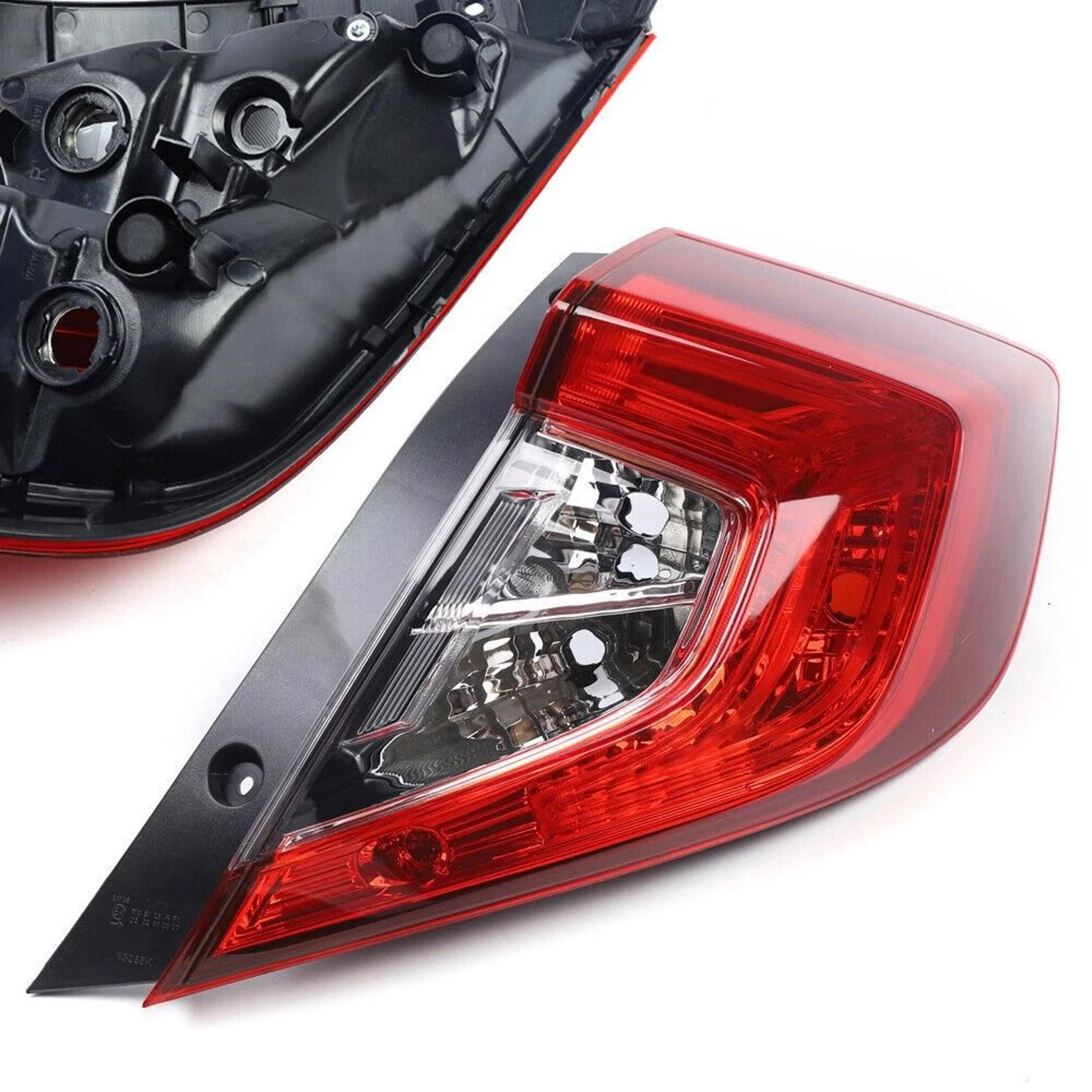 Premium Honda Civic Sedan Right Passenger Tail Light Assembly Direct Fit Replacement 9