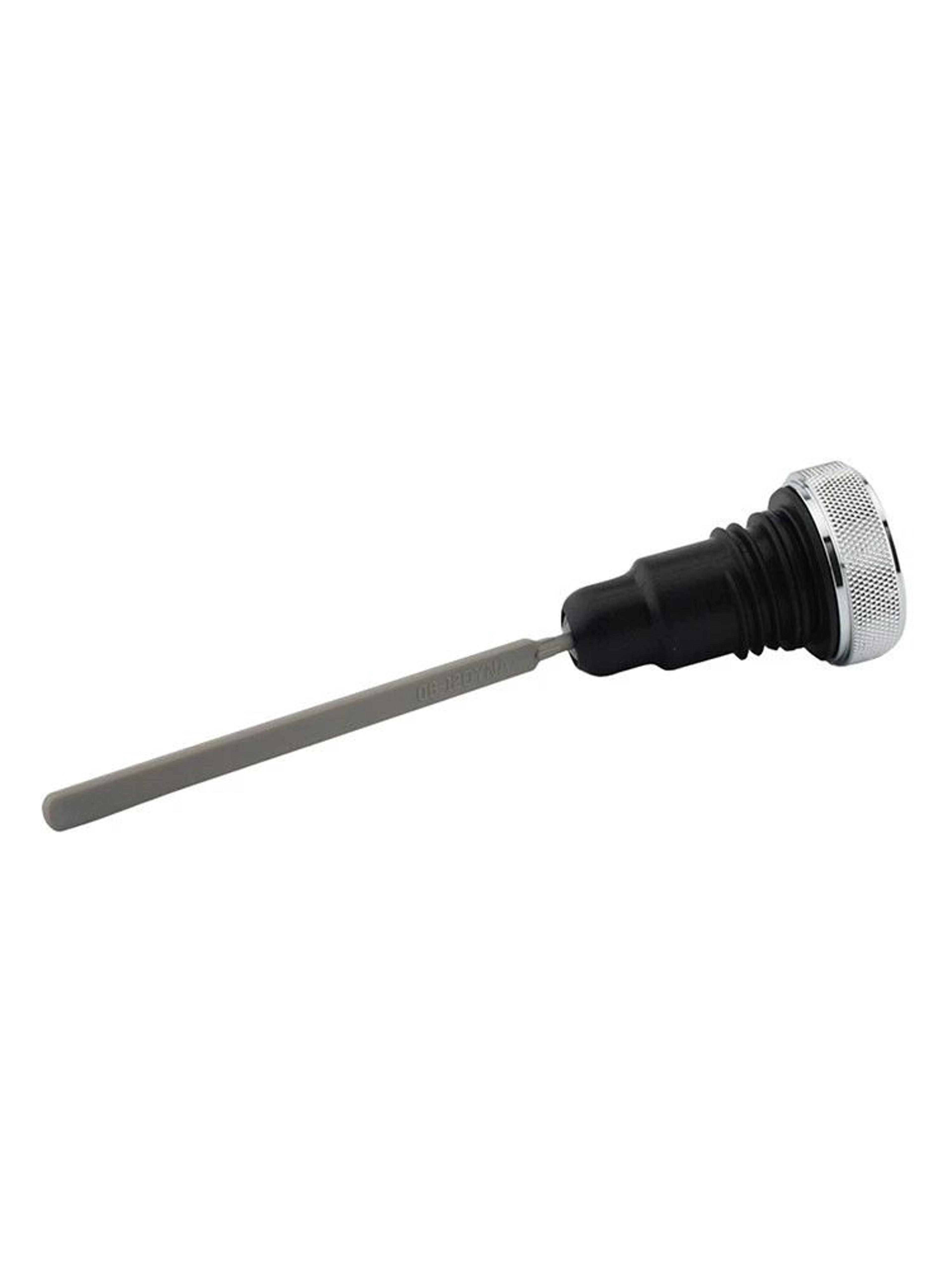 Harley Dyna Oil Dipstick Tank Cap Plug Silver 3