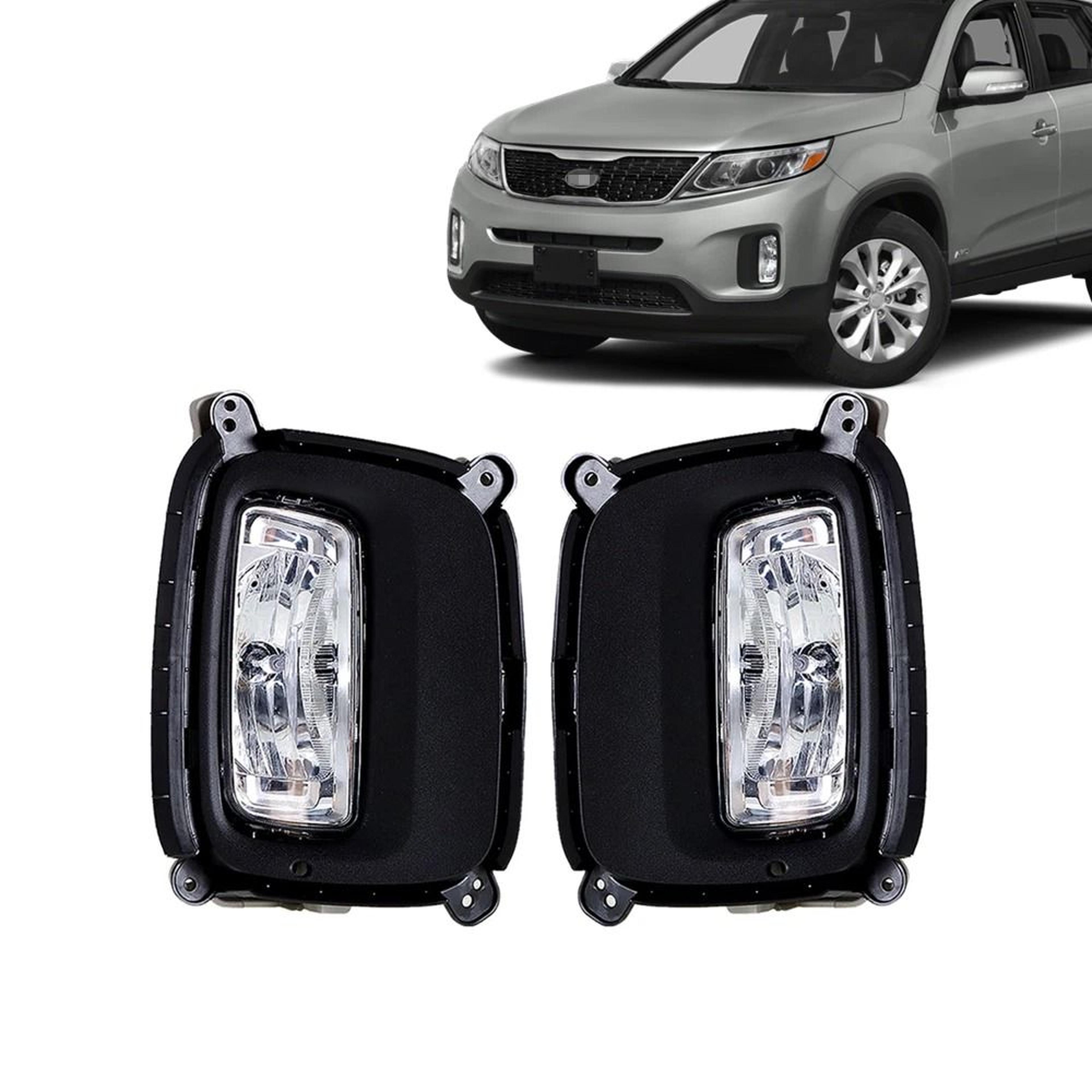 premium front kia sorento fog lights replacement kit bumper fog light assemblies with bezel