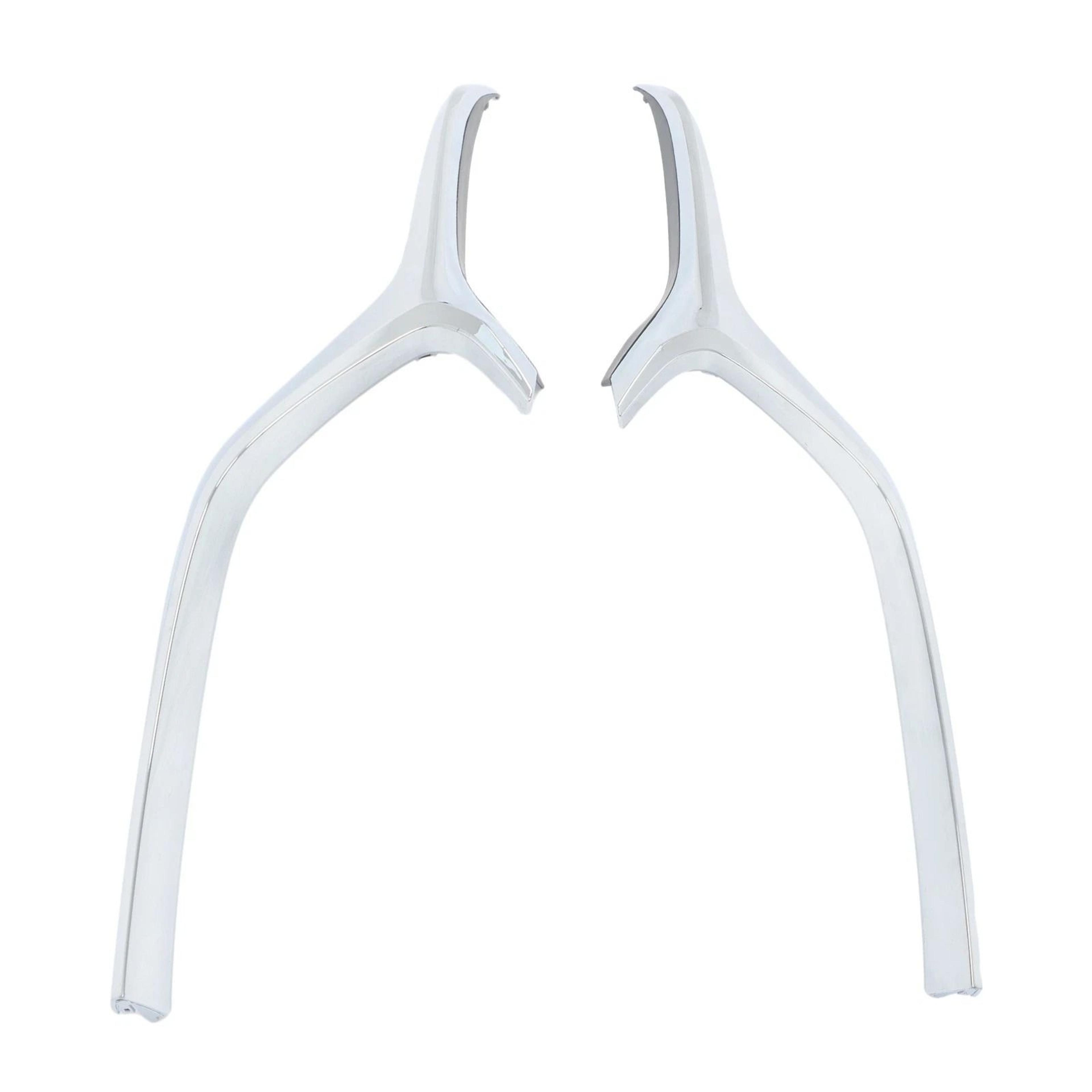 Chrome Front Grille Trims For Mazda Left Right 2 Piece Plastic 15