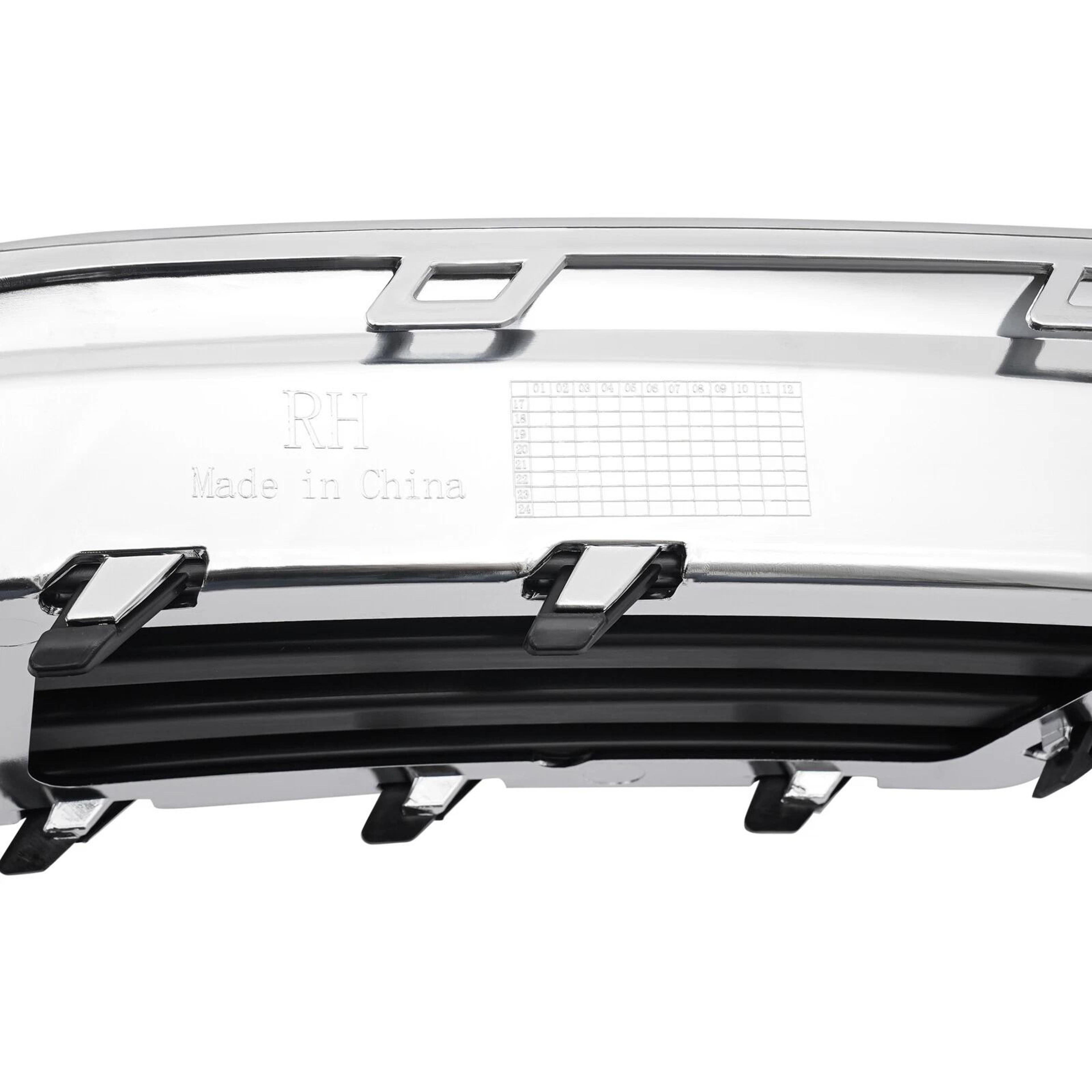 Cadillac XTS Right Side Chrome Fog Light Cover Replacement Front Fog Lamp Bezel 13
