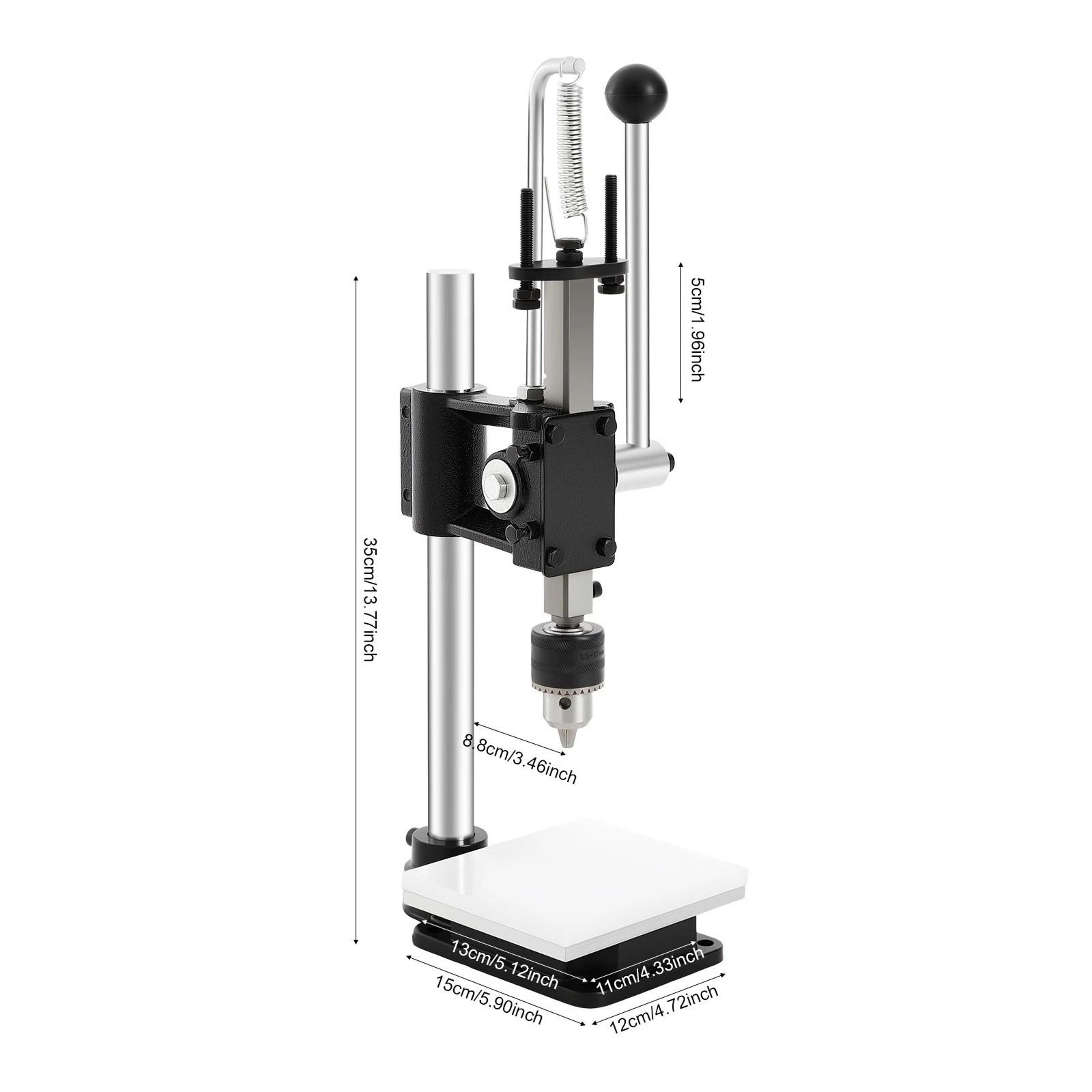 Professional Leather Embossing Machine Manual Stamping Press For Logo Marking Punching  Crafting 2