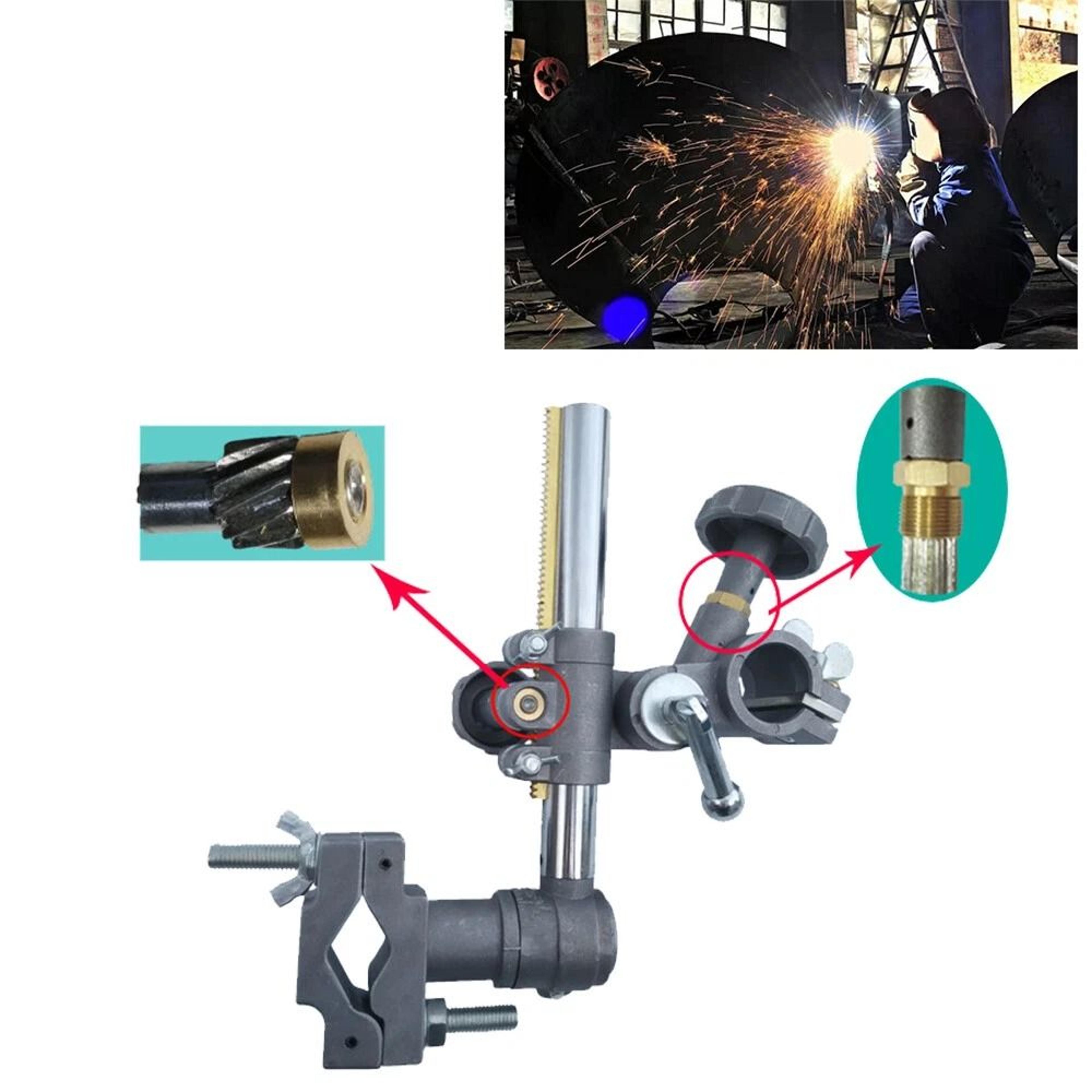 heavy duty mig gun support & welding torch holder clamp mount for tig machines