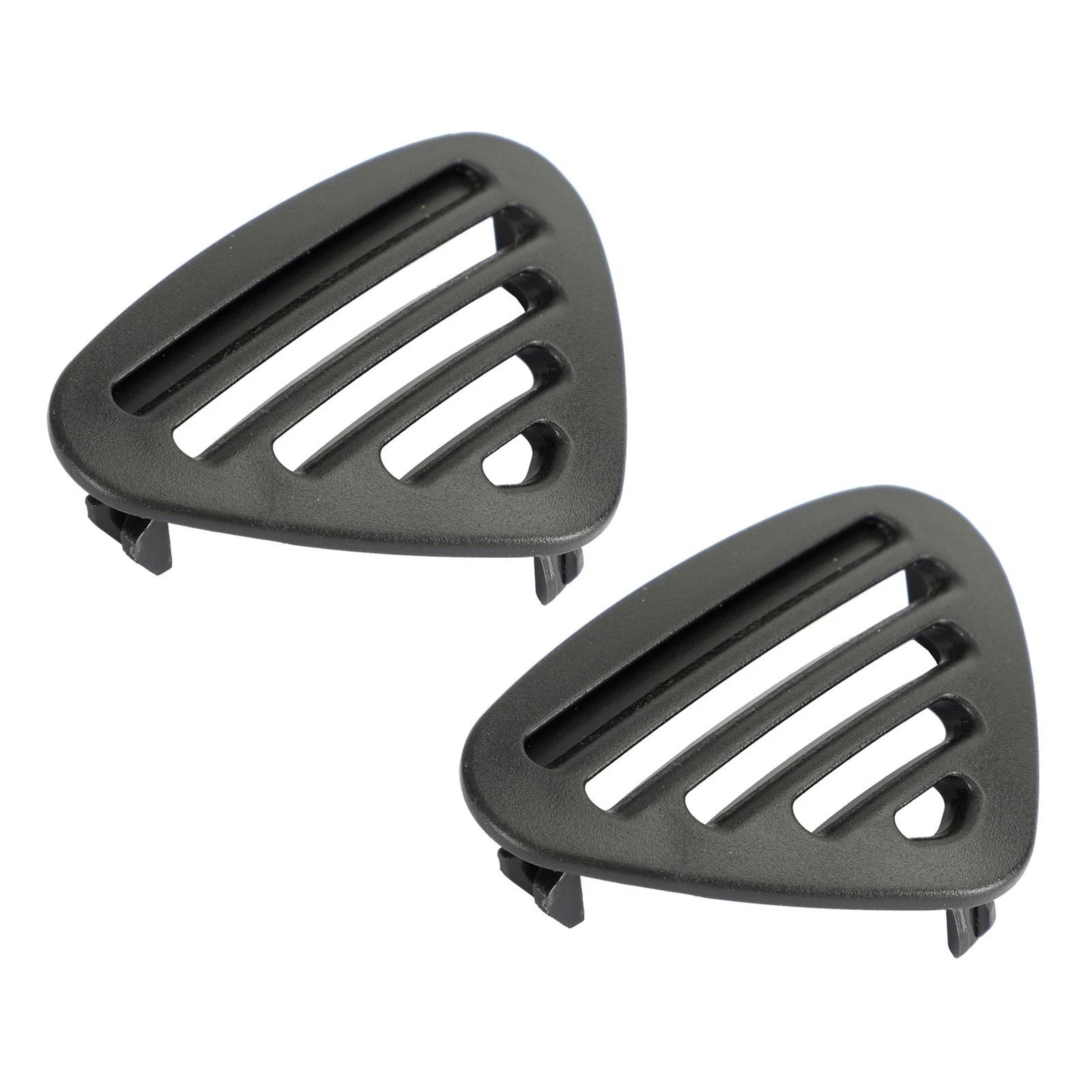 premium upper dash ac air vent replacement set for ford thunderbird& lincoln ls black trim