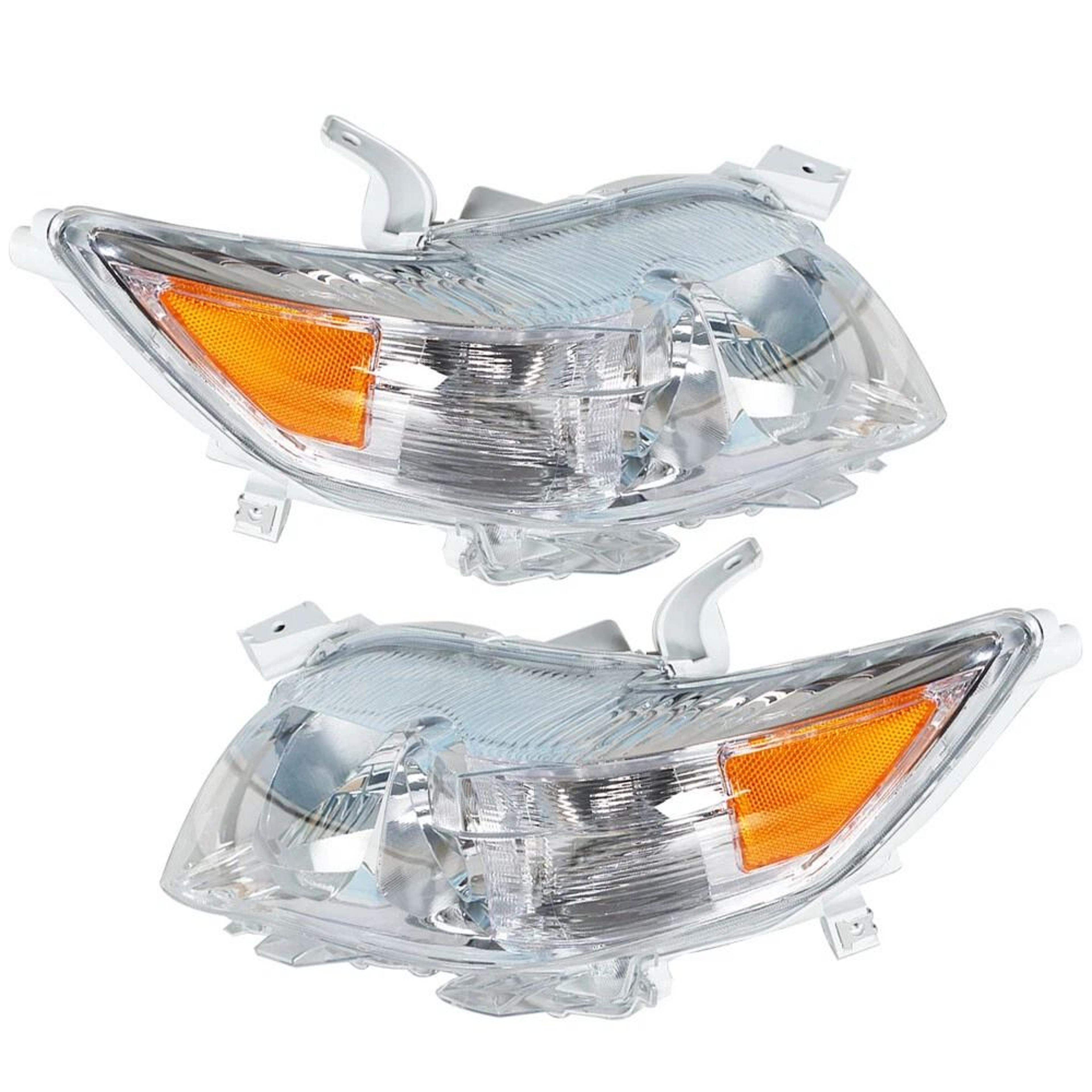 premium toyota camry headlights clear lens headlight assembly pair