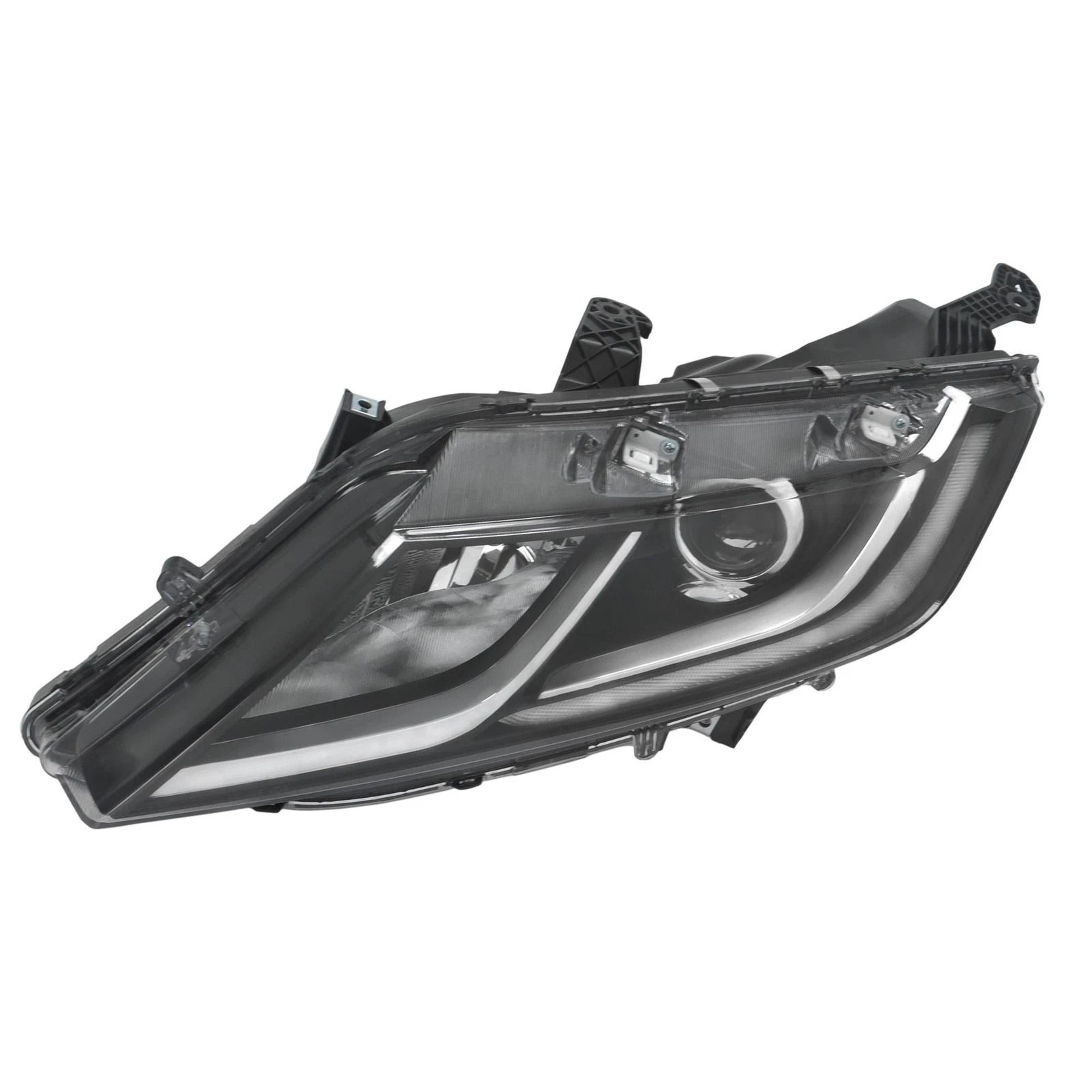 honda odyssey driver side headlight assembly halogen with led drl