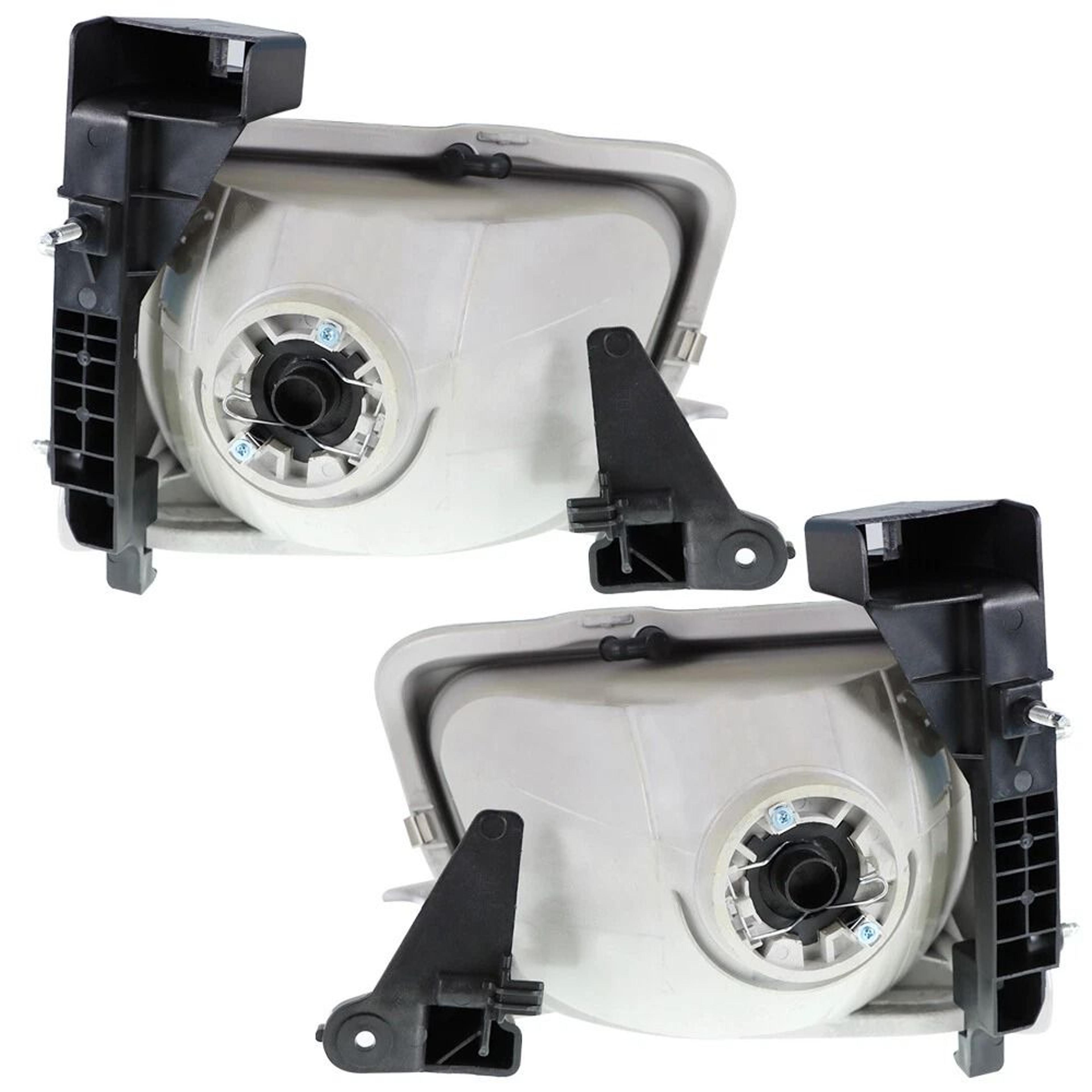 Chrome Headlight Housing Pair For Toyota Tacoma Direct Replacement Tacoma Headlight Assembly 6