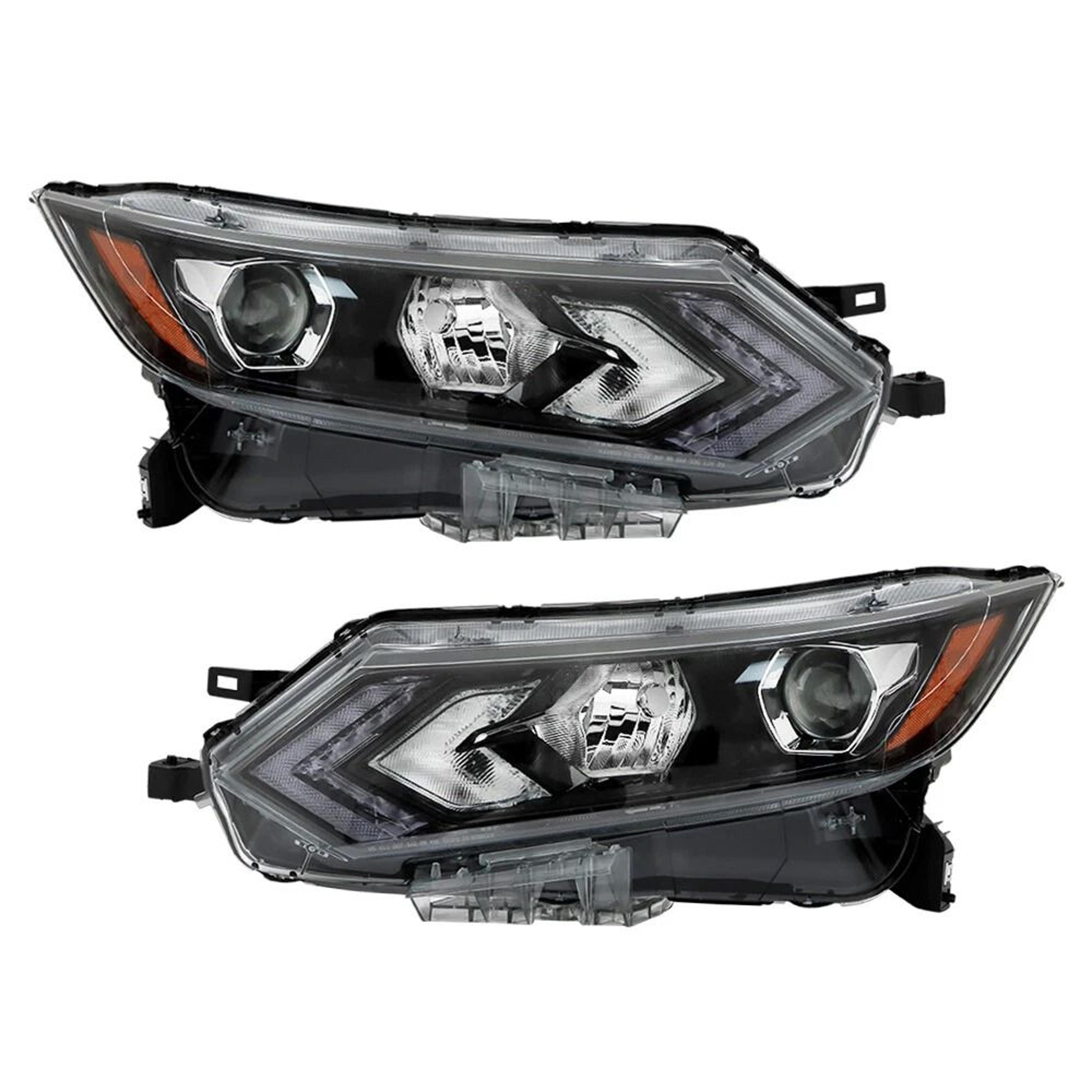 Premium Nissan Rogue Sport Headlight Assembly LED  Halogen Replacement 8