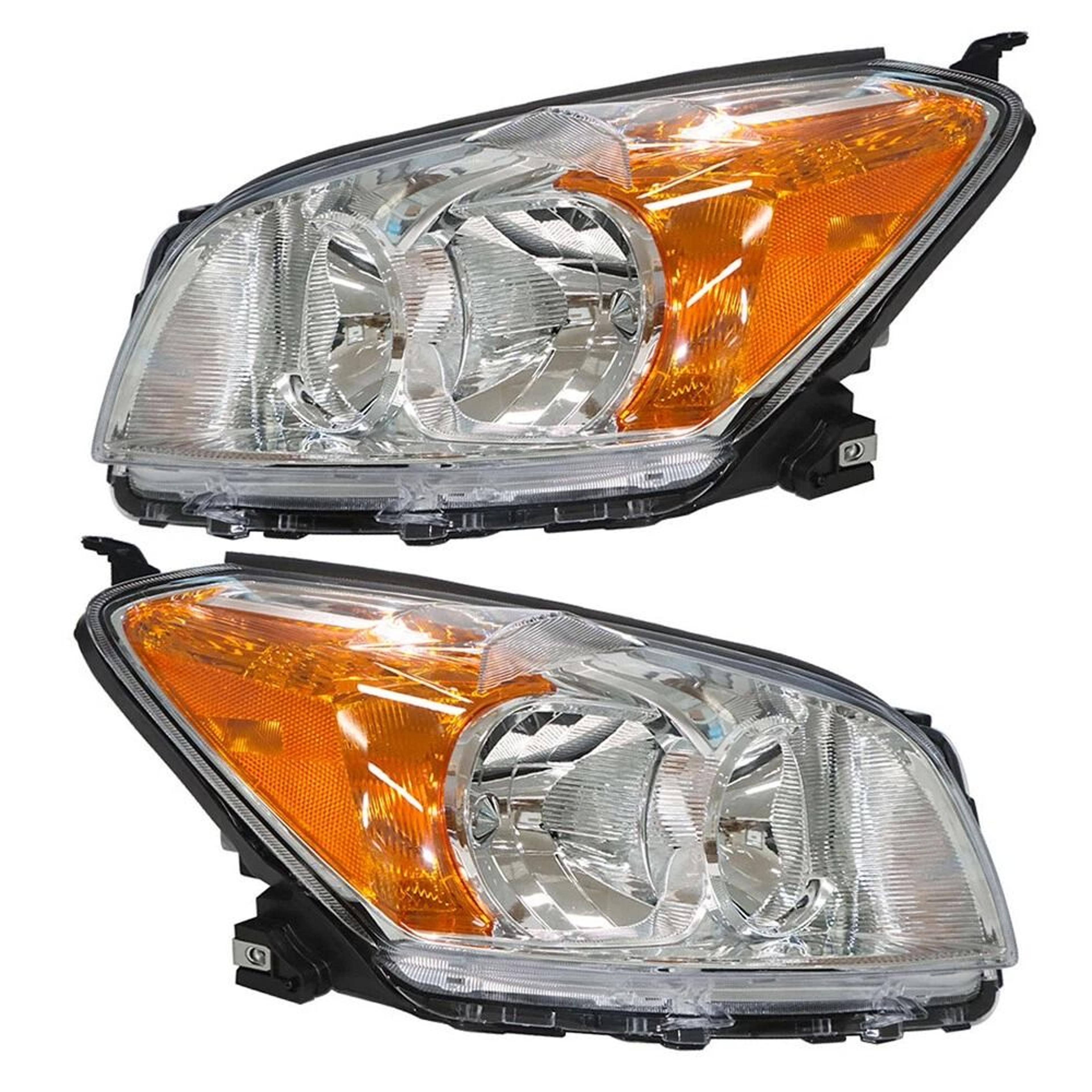 Toyota RAV4 Halogen Headlights Pair Left  Right Replacement Assemblies 6