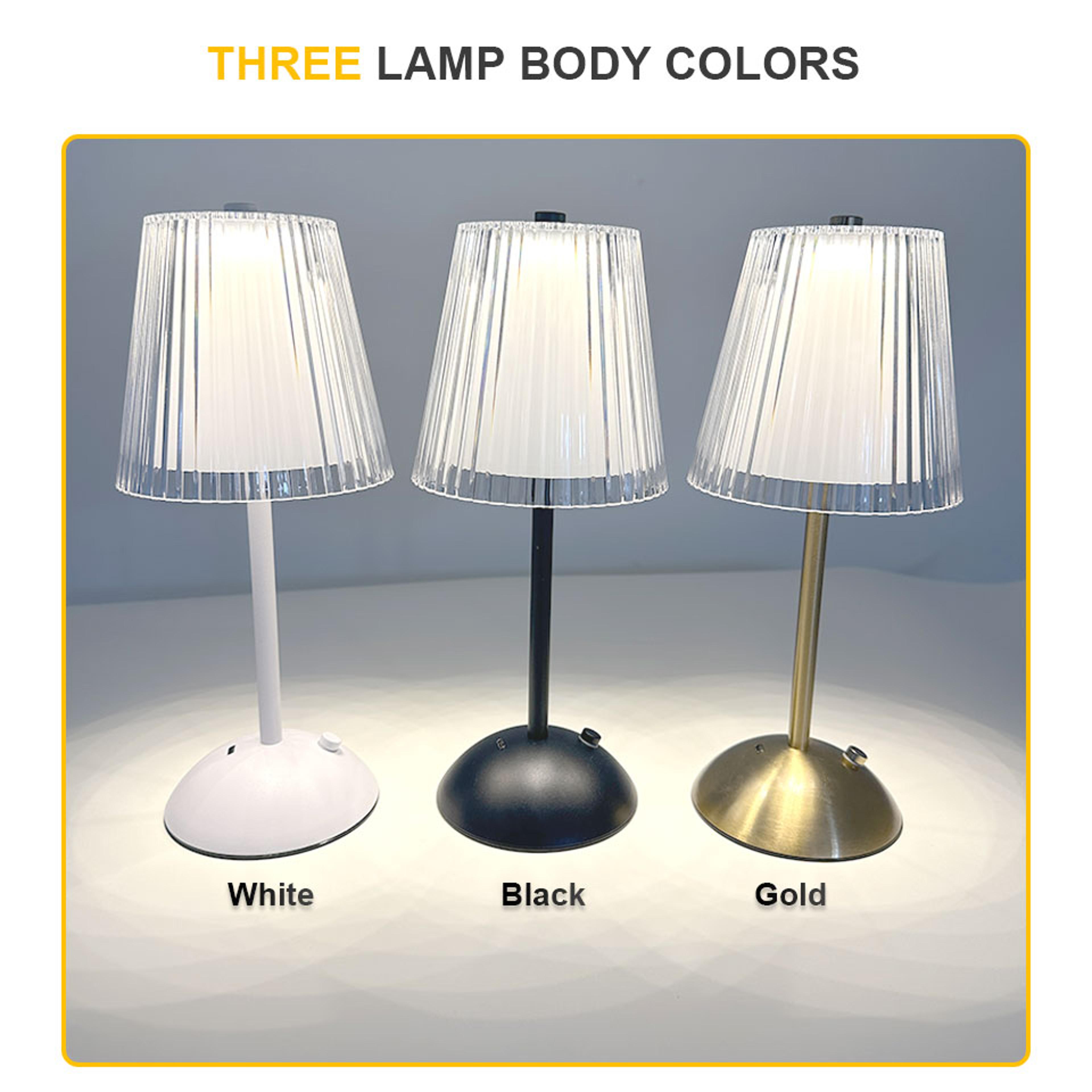 Rechargeable LED Table Lamp Touch Sensor Nordic Interior Night Light Bedside Lamp For Bedroom Hotel 5