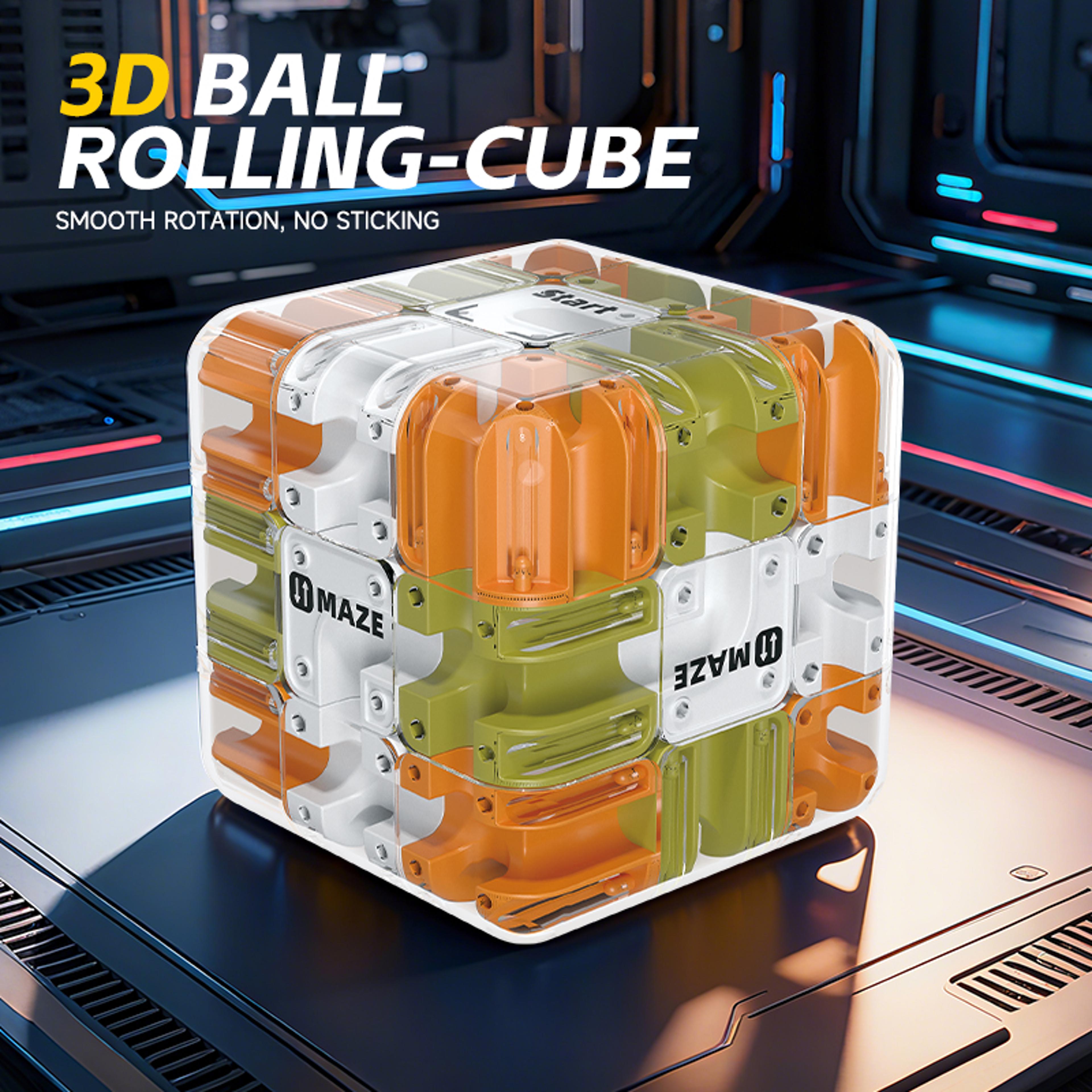 Fidgeting Toys 3D Maze Magic Cube Kids Labyrinth Puzzle Educational Intelligence Cube For Logical T 4