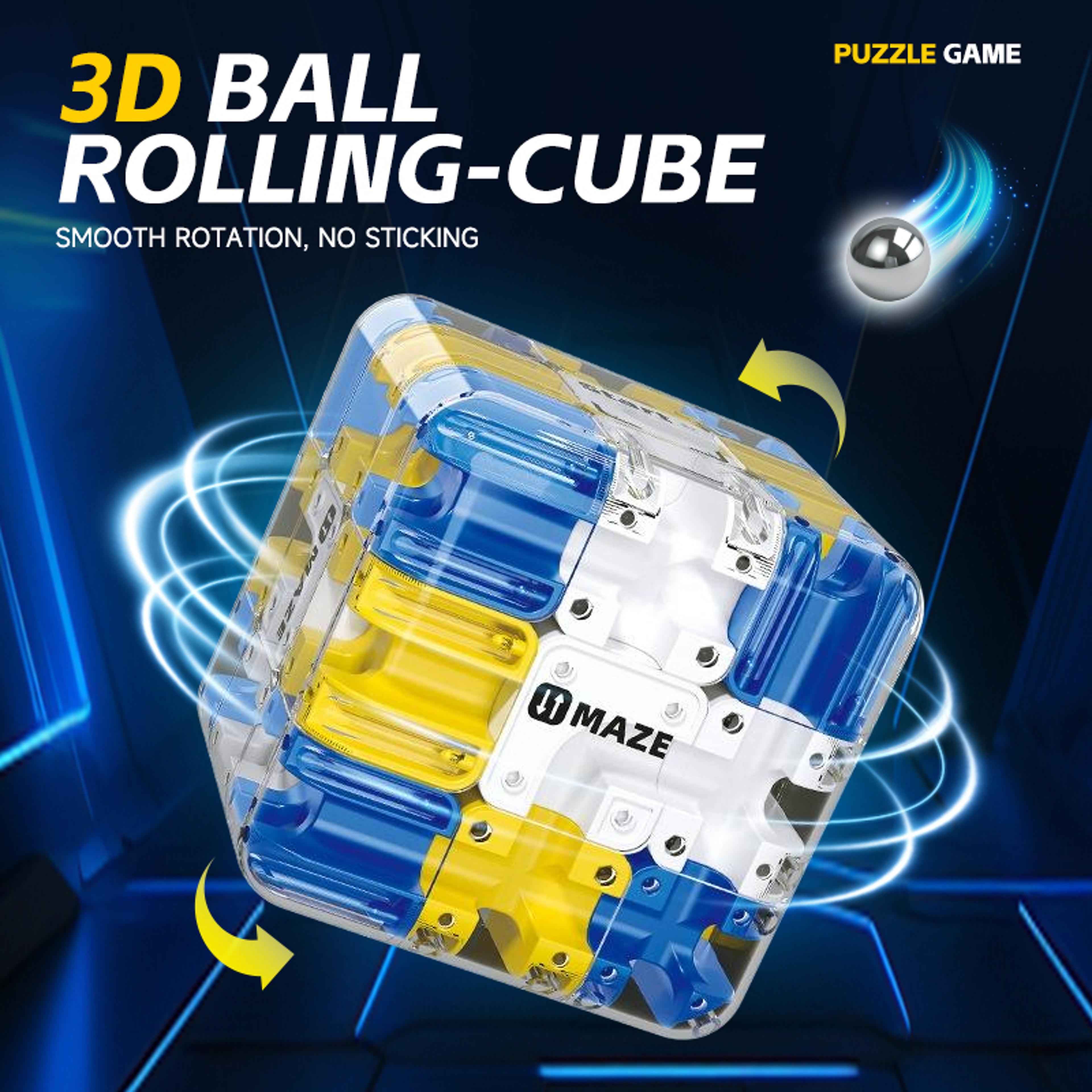 Fidgeting Toys 3D Maze Magic Cube Kids Labyrinth Puzzle Educational Intelligence Cube For Logical T 1