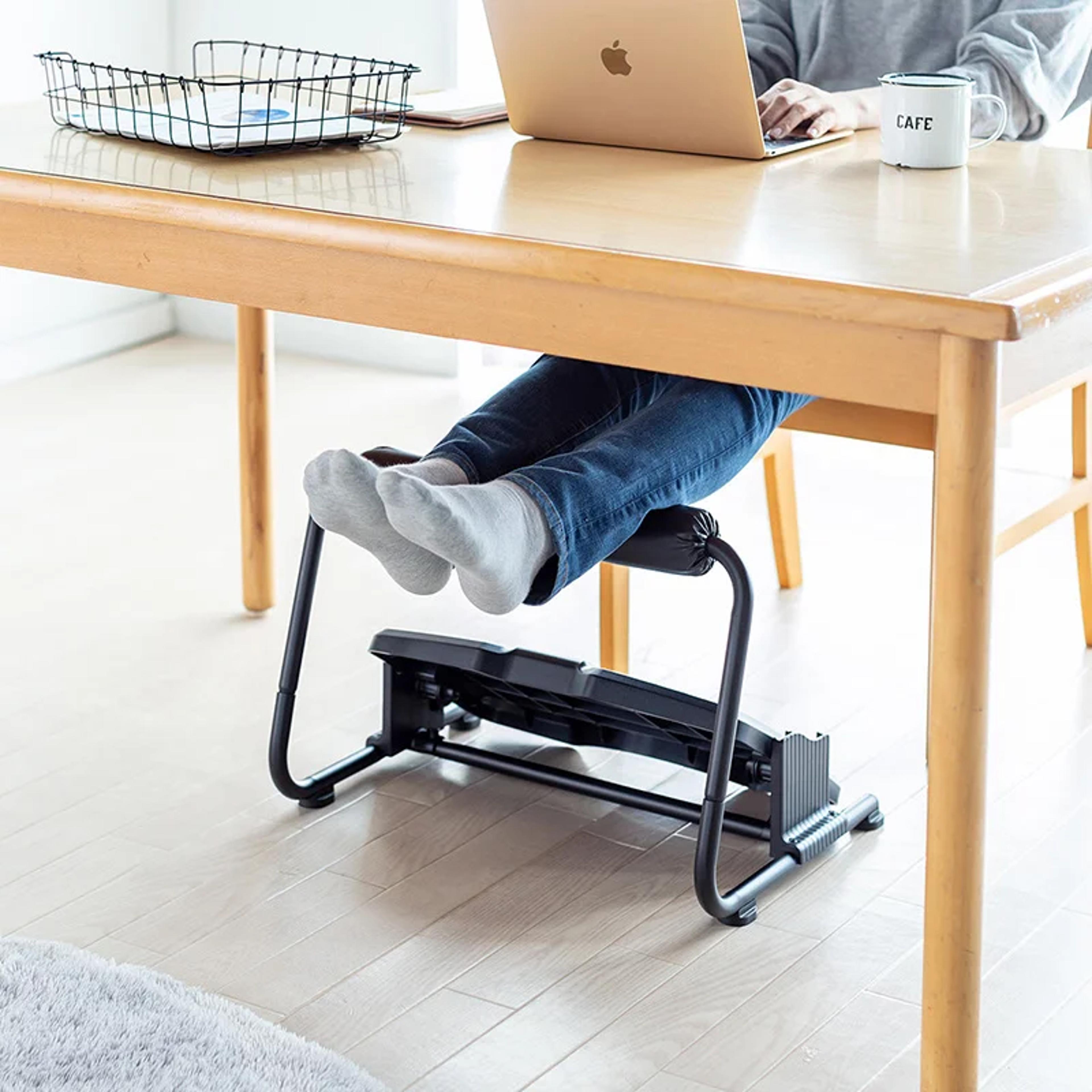 office foot rest special adjustable foot stool, folding light luxury foot artifact, simple anti skid stool