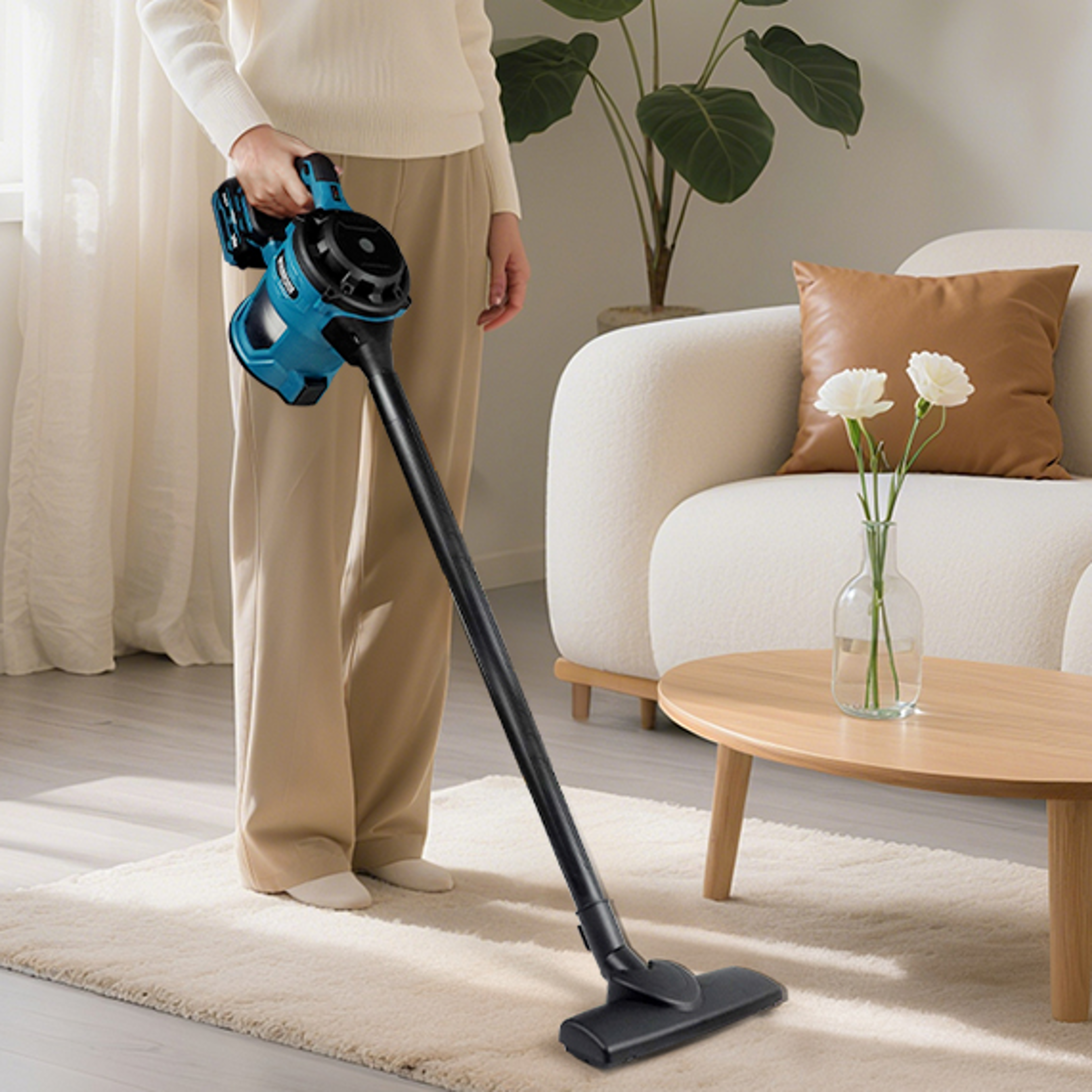 handheld rechargeable cordless electric vacuum cleaner, dry and wet dust carpet collector machine for makita battery