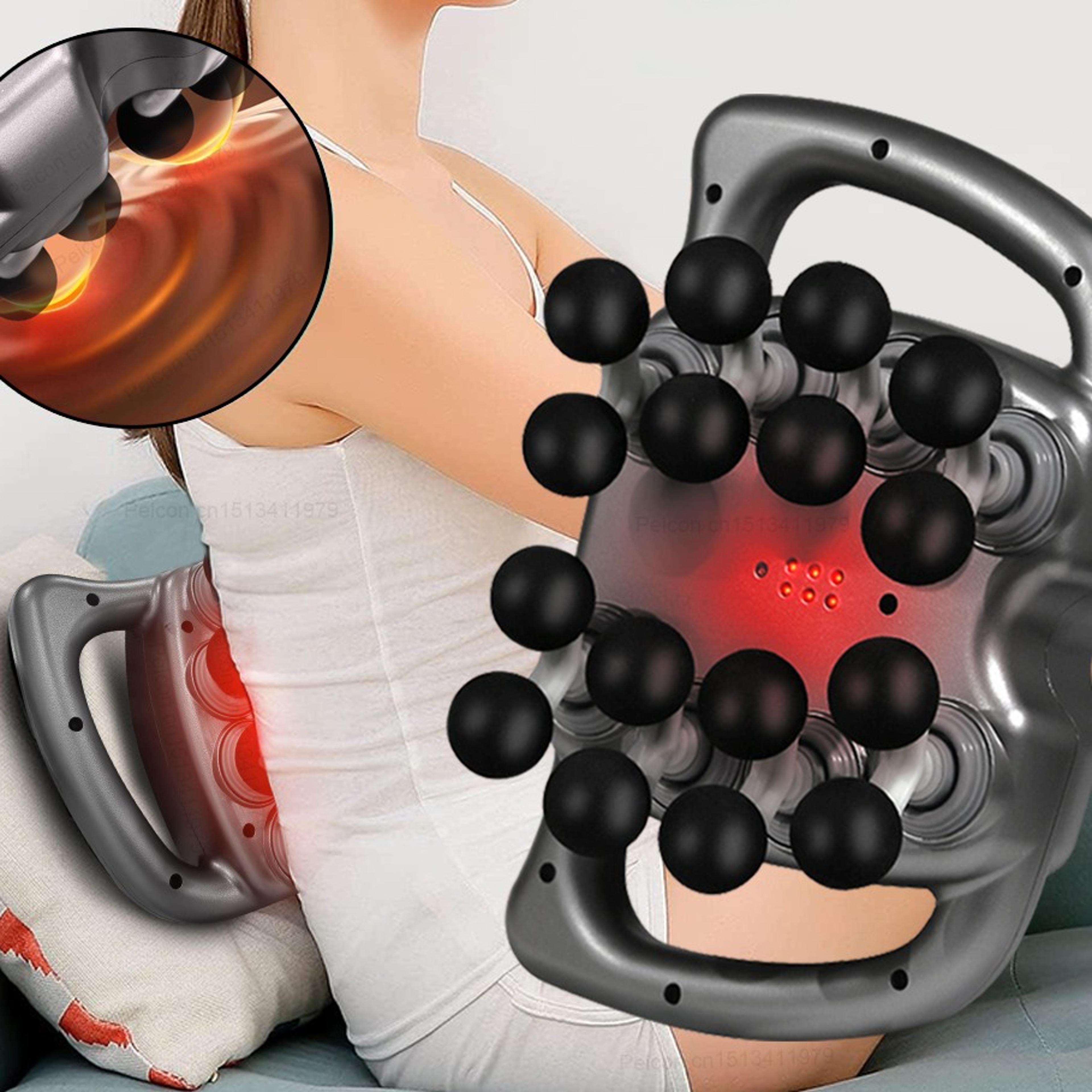 sixteen head high frequency massage gun for neck shoulders and body relaxation