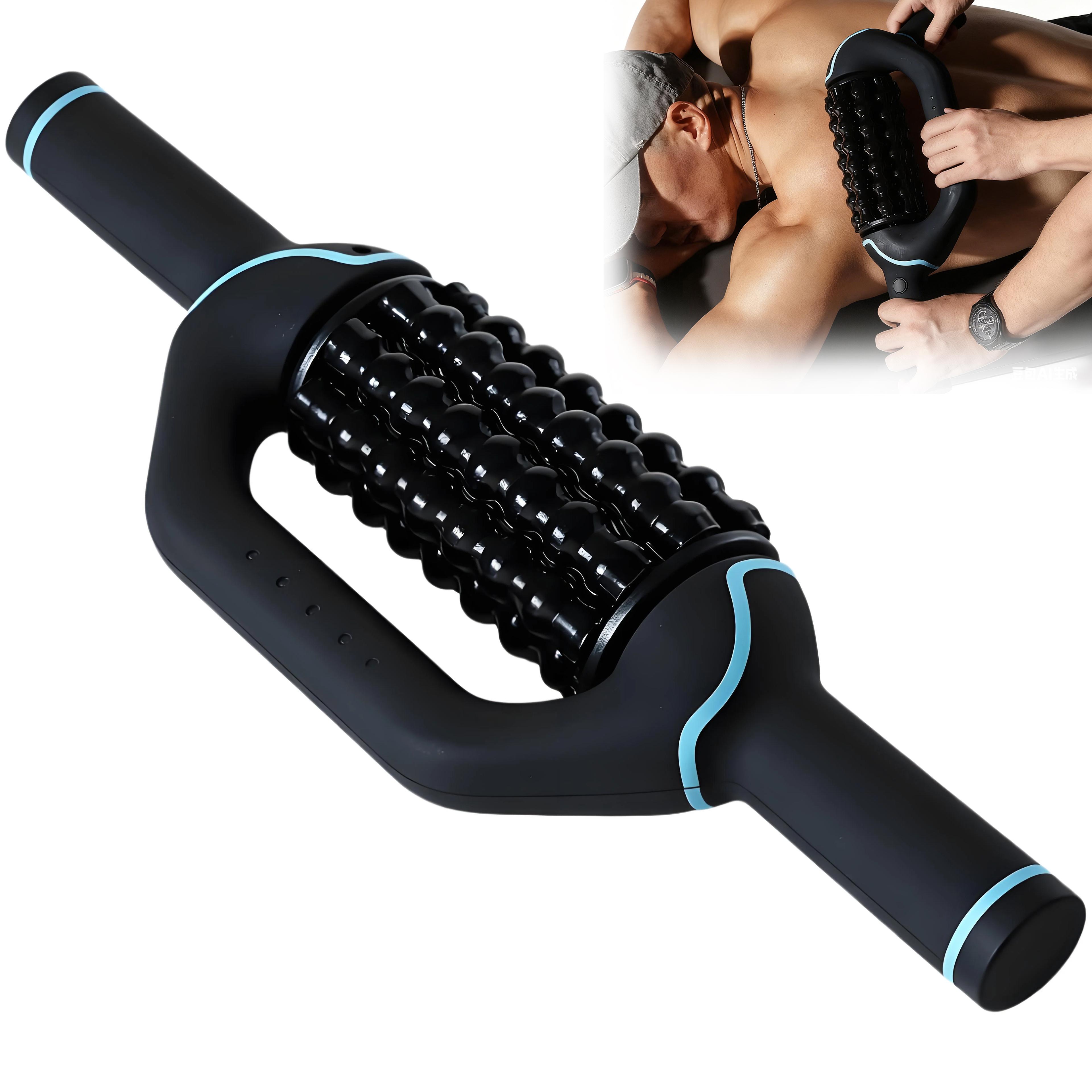electric massage roller with six adjustable speeds and usb c rechargeable design