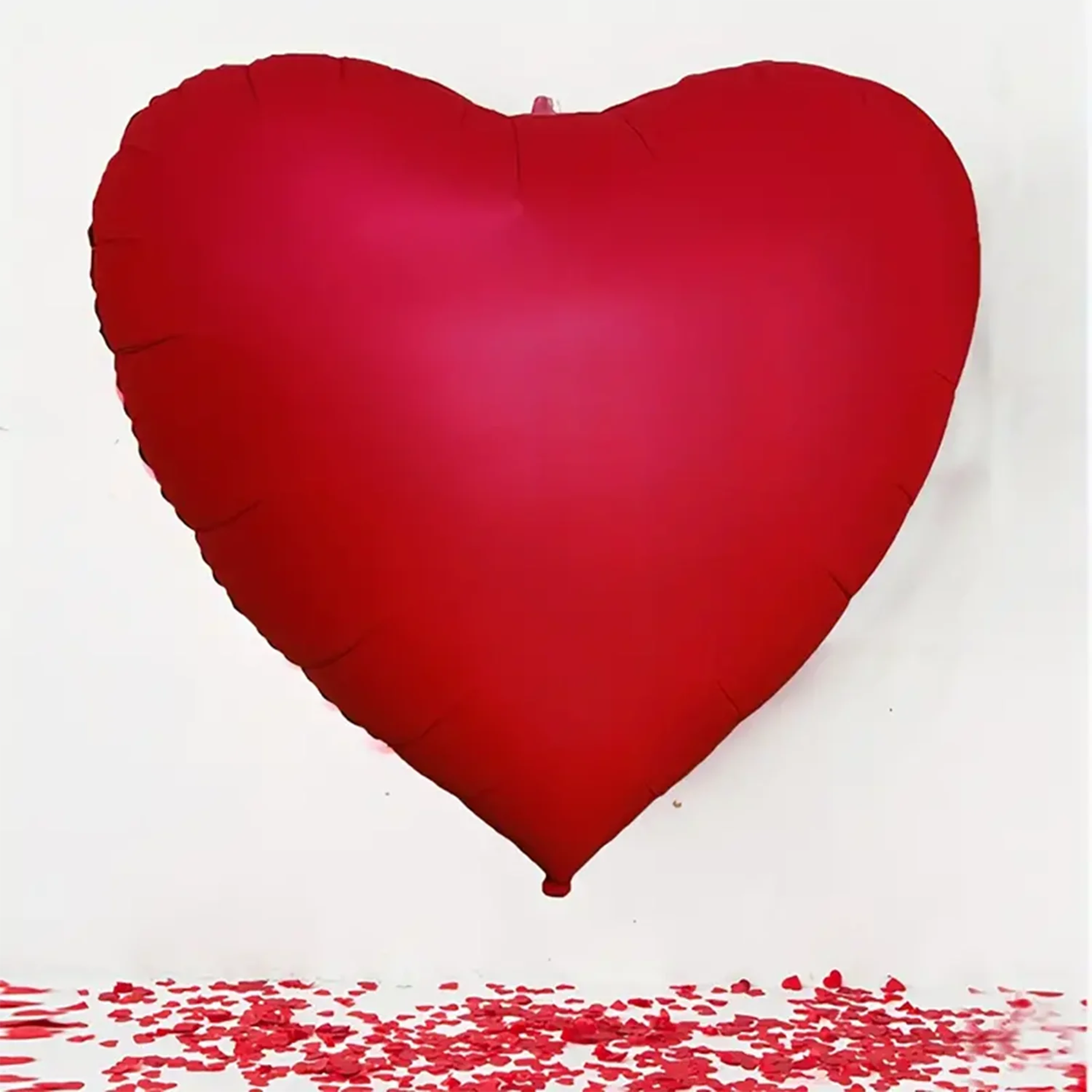 oversized heart shaped foil balloon for weddings and valentines day
