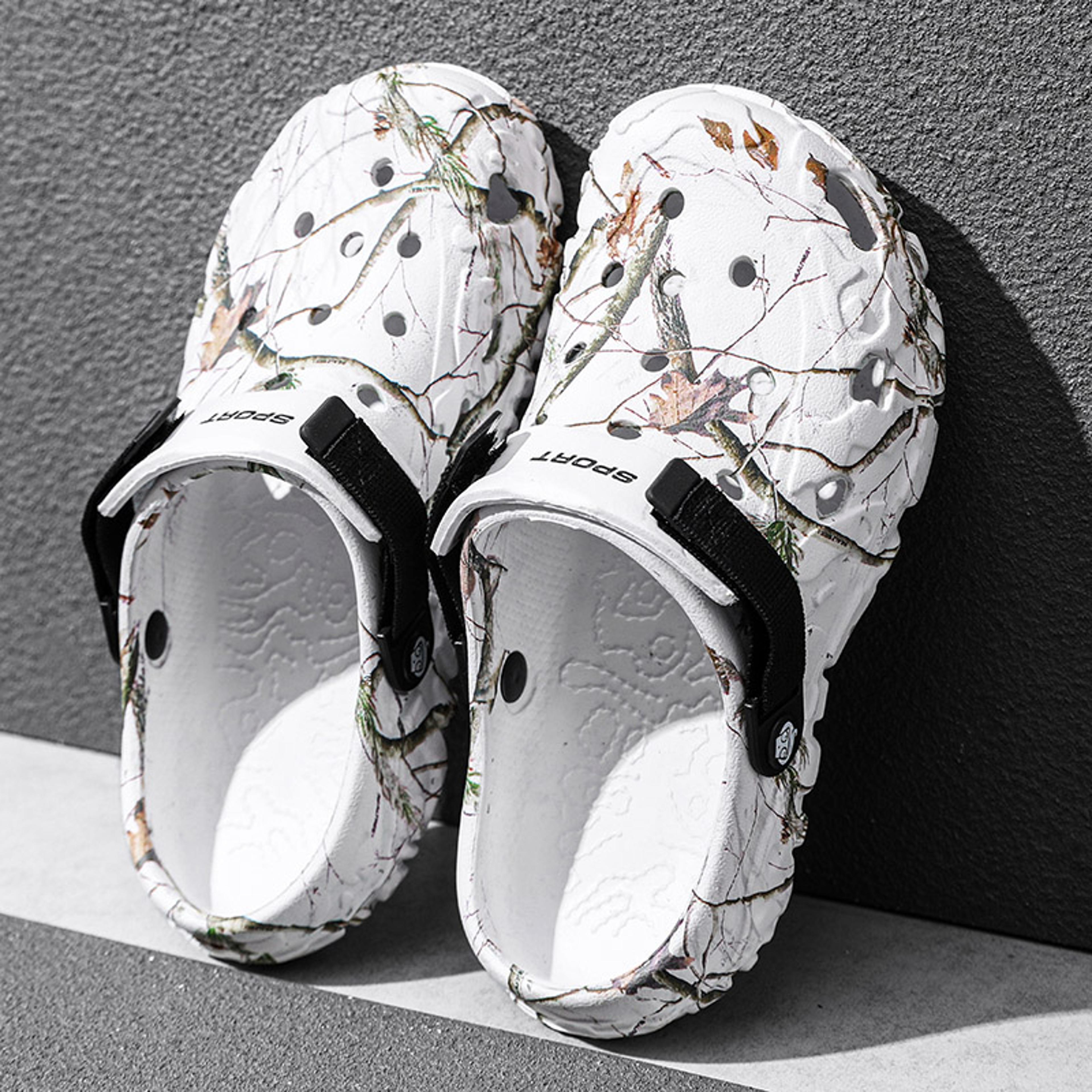 mens lightweight eva slip on clogs with anti slip soles